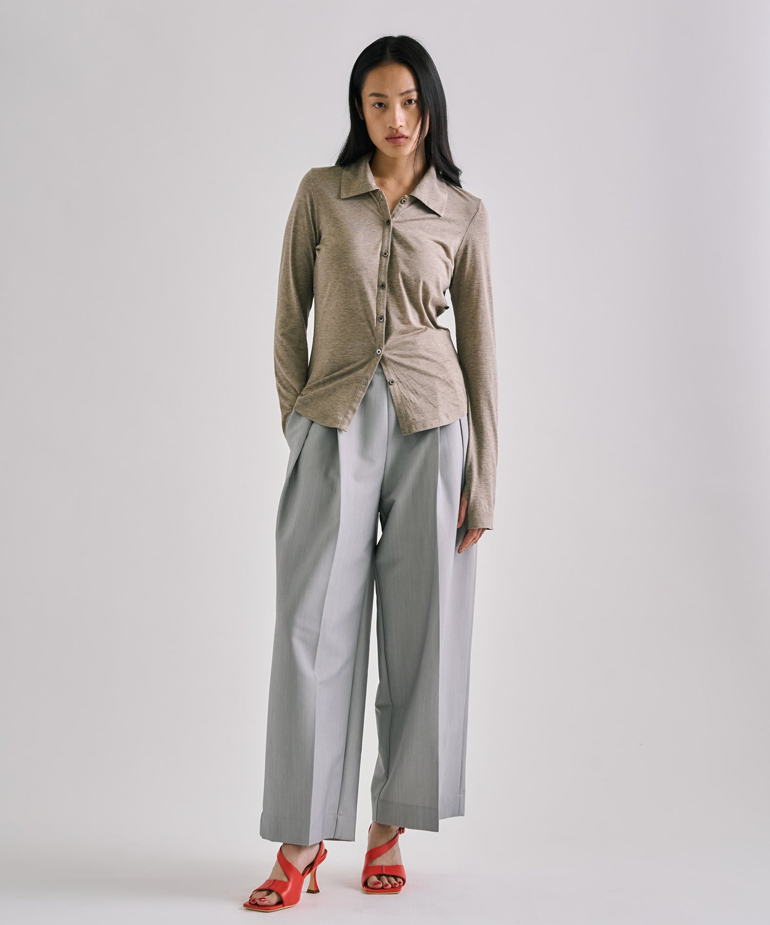 Halterneck Layered Polo