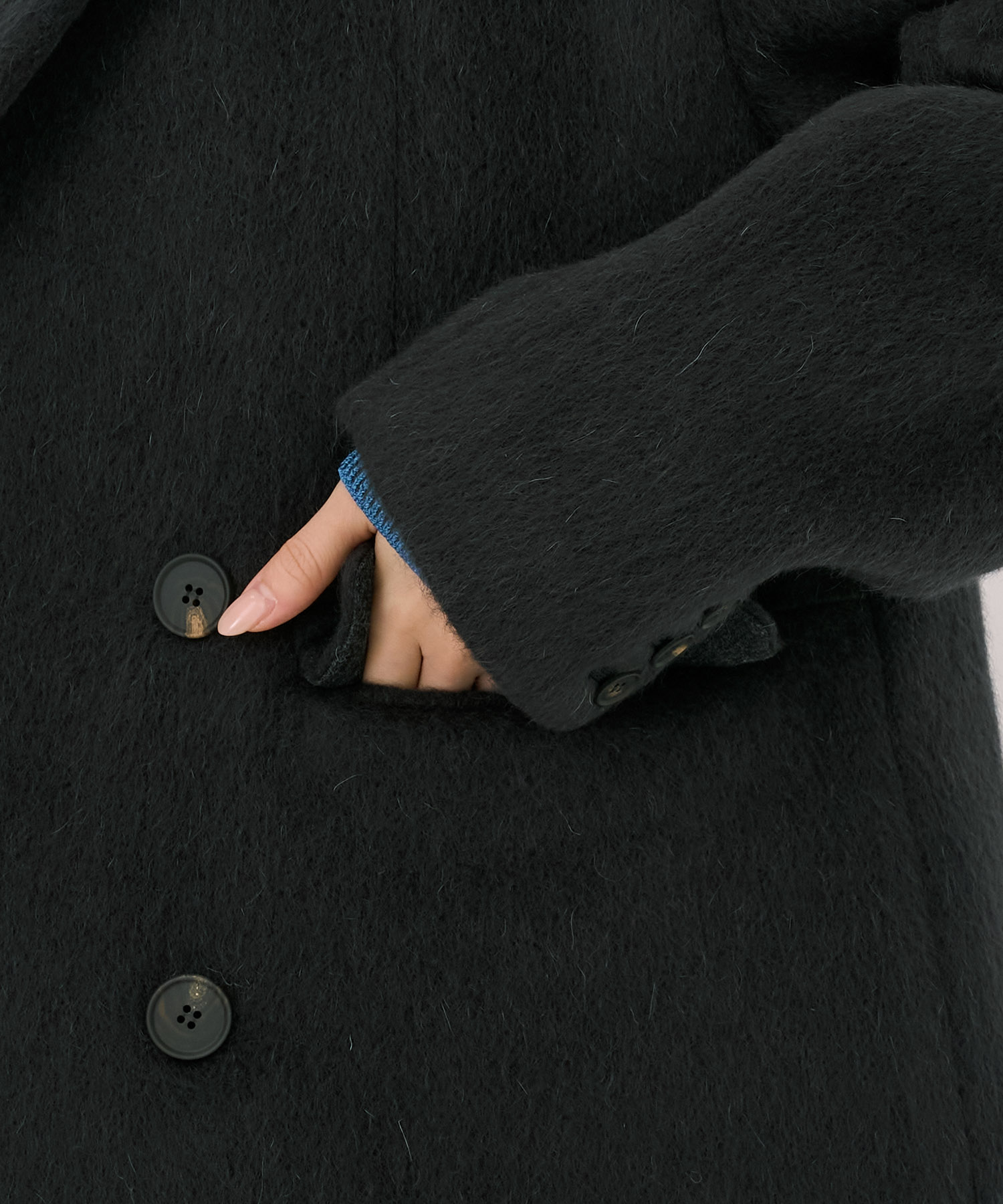 シャギーオーバージャケット