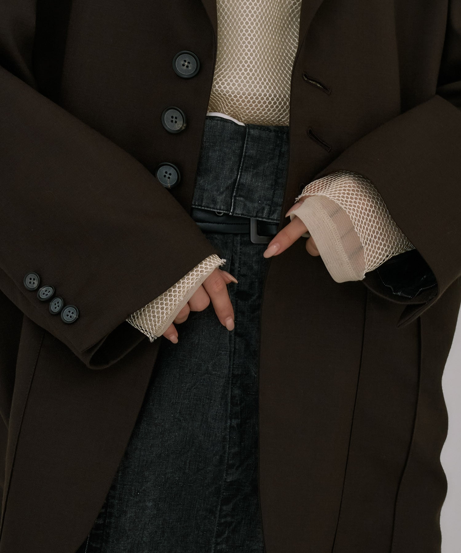 Oversized Back Zip Jacket