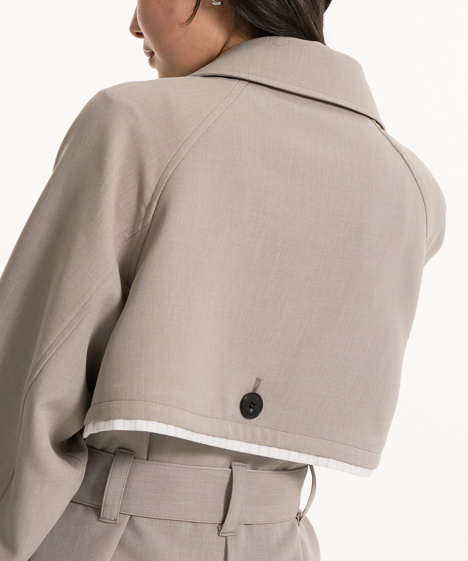 〈残りわずか〉レイヤーディテールトレンチコート