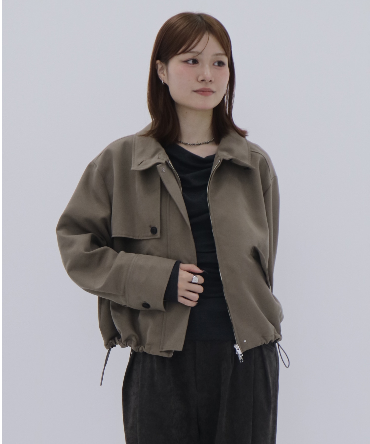 ニドムツイルショートブルゾン