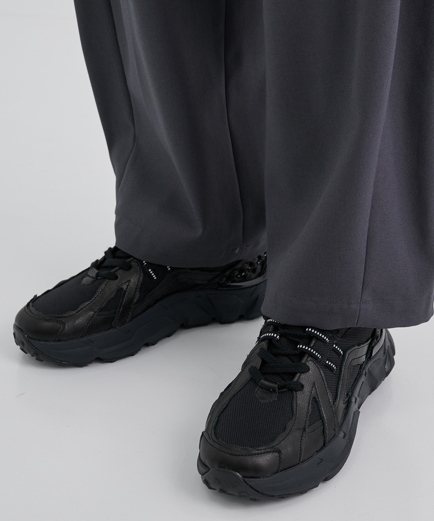 LEATHER MESH Vibram SHOES