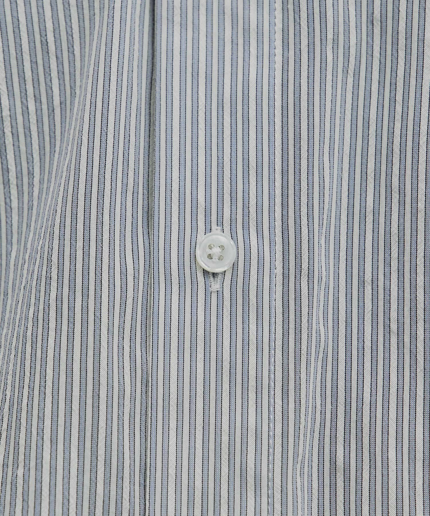 〈新発売〉SILK CUPRA STRIPE ロングスリーブシャツ