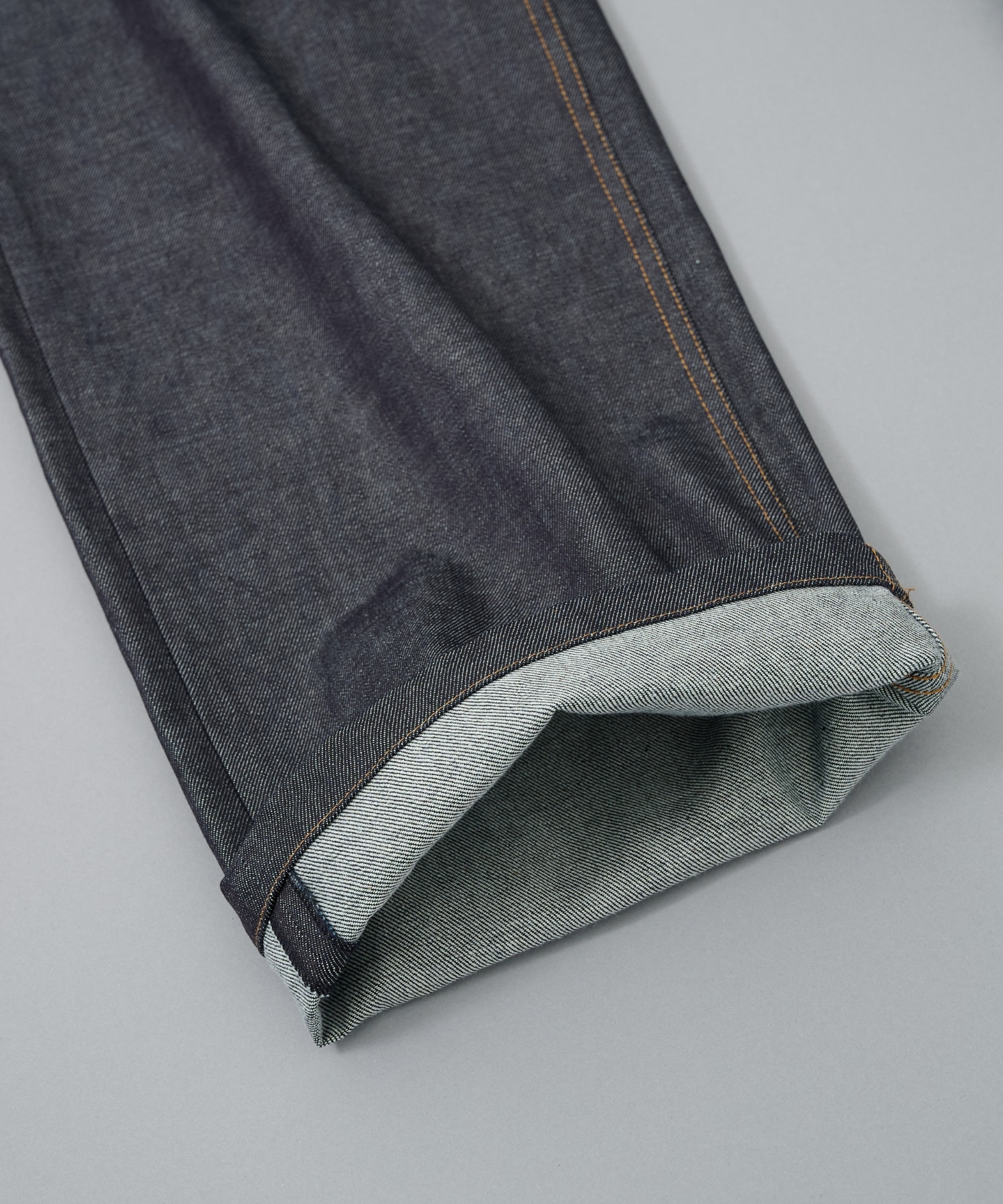 SUPIMA DENIM ワイドストレートパンツ