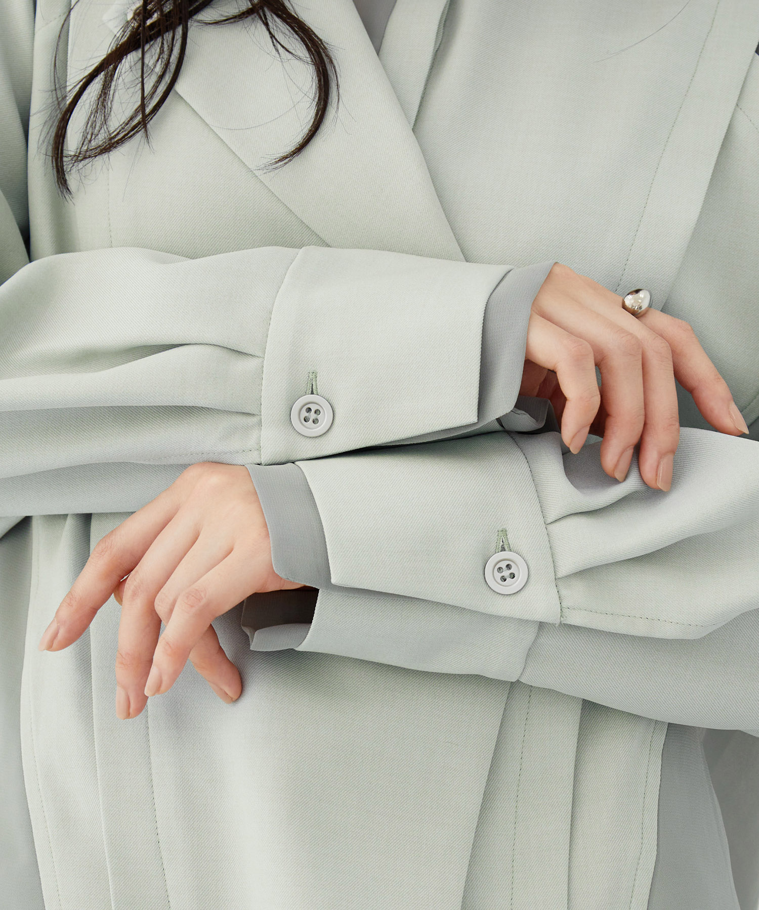 【限定30着｜WEB限定カラー】シアーレイヤーブラウス