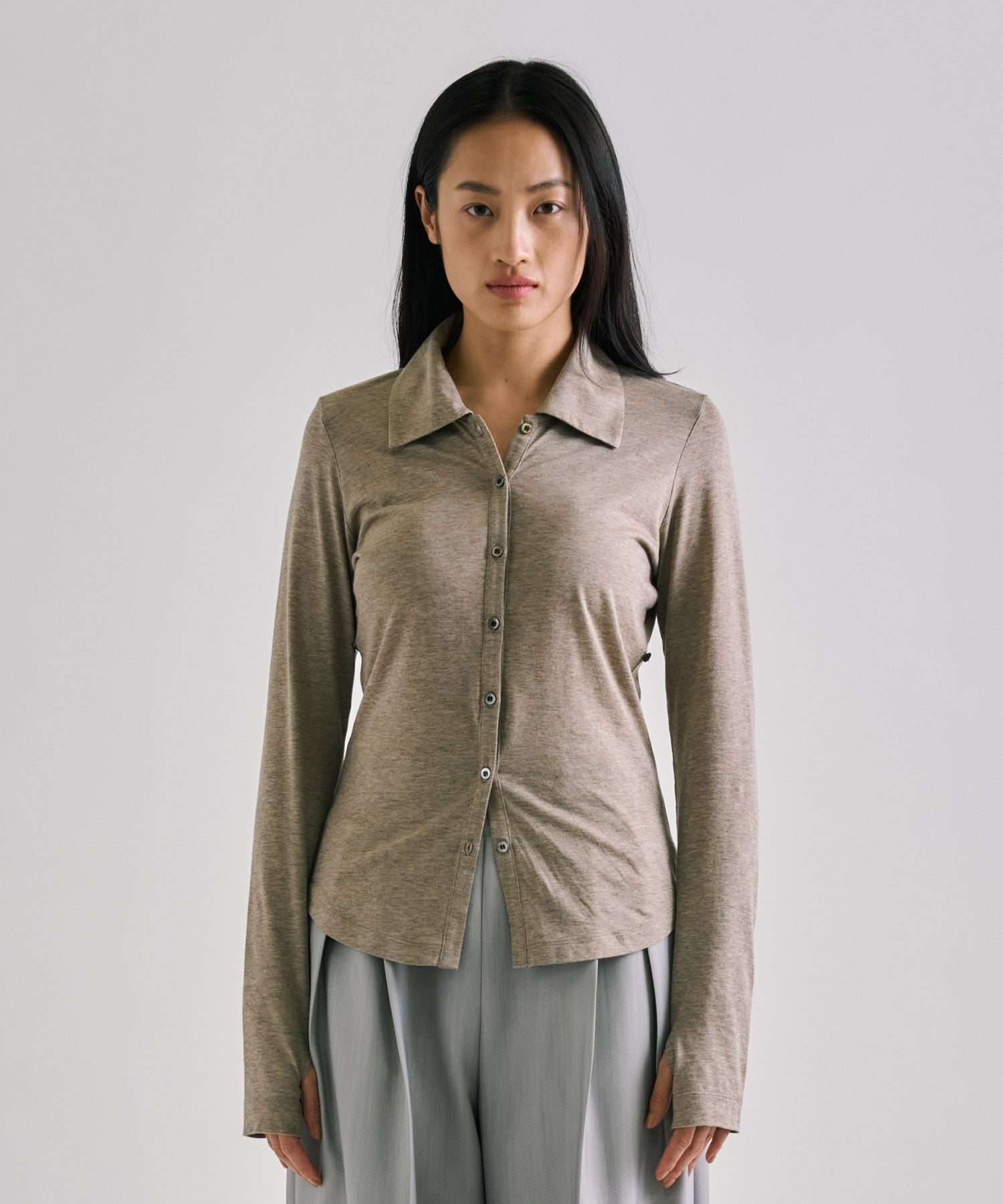 Halterneck Layered Polo