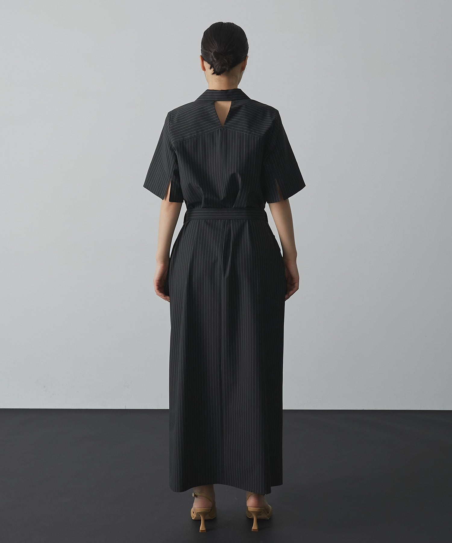 Cargo Belted Shirt Dress