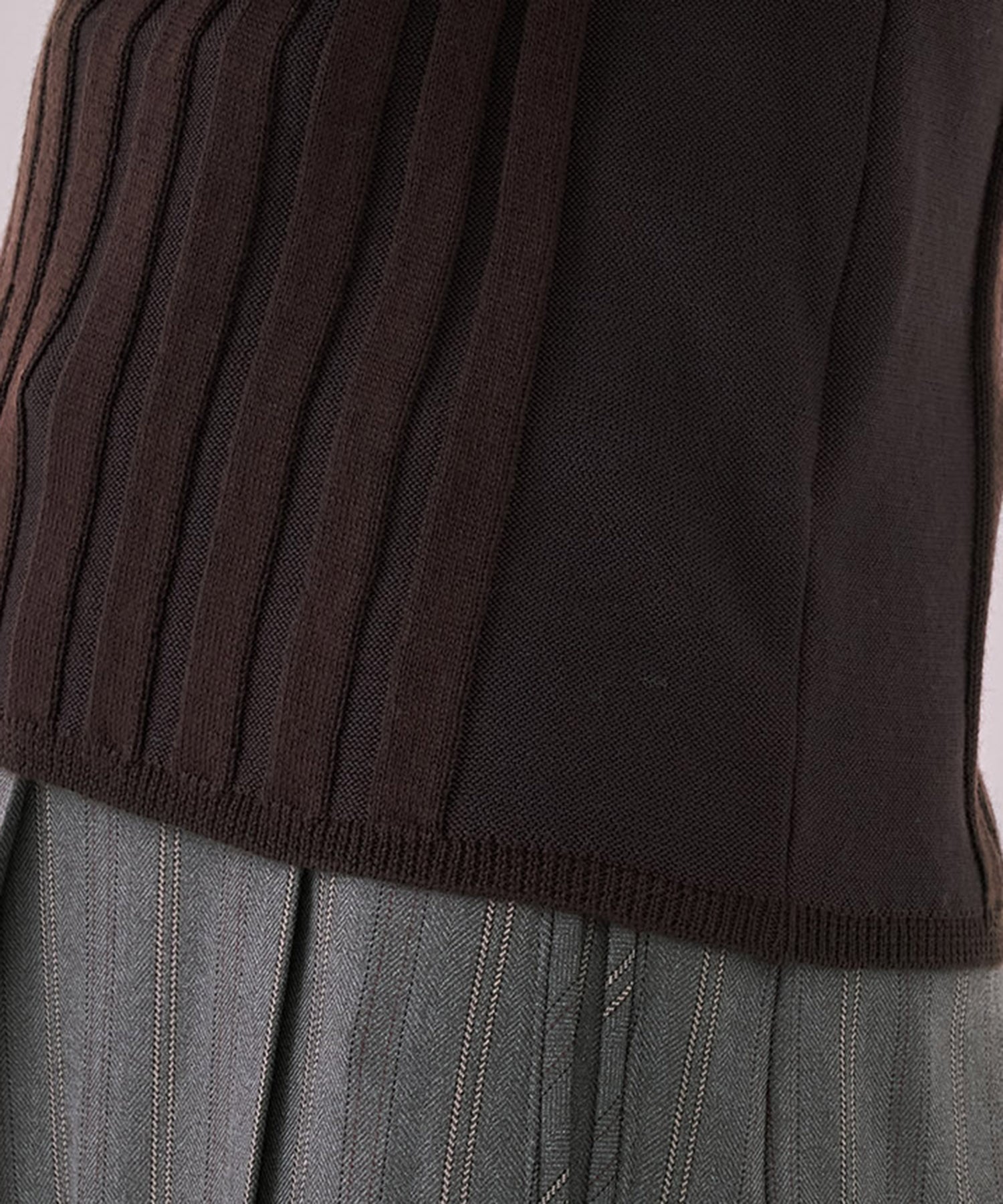 リップルレイヤーニット