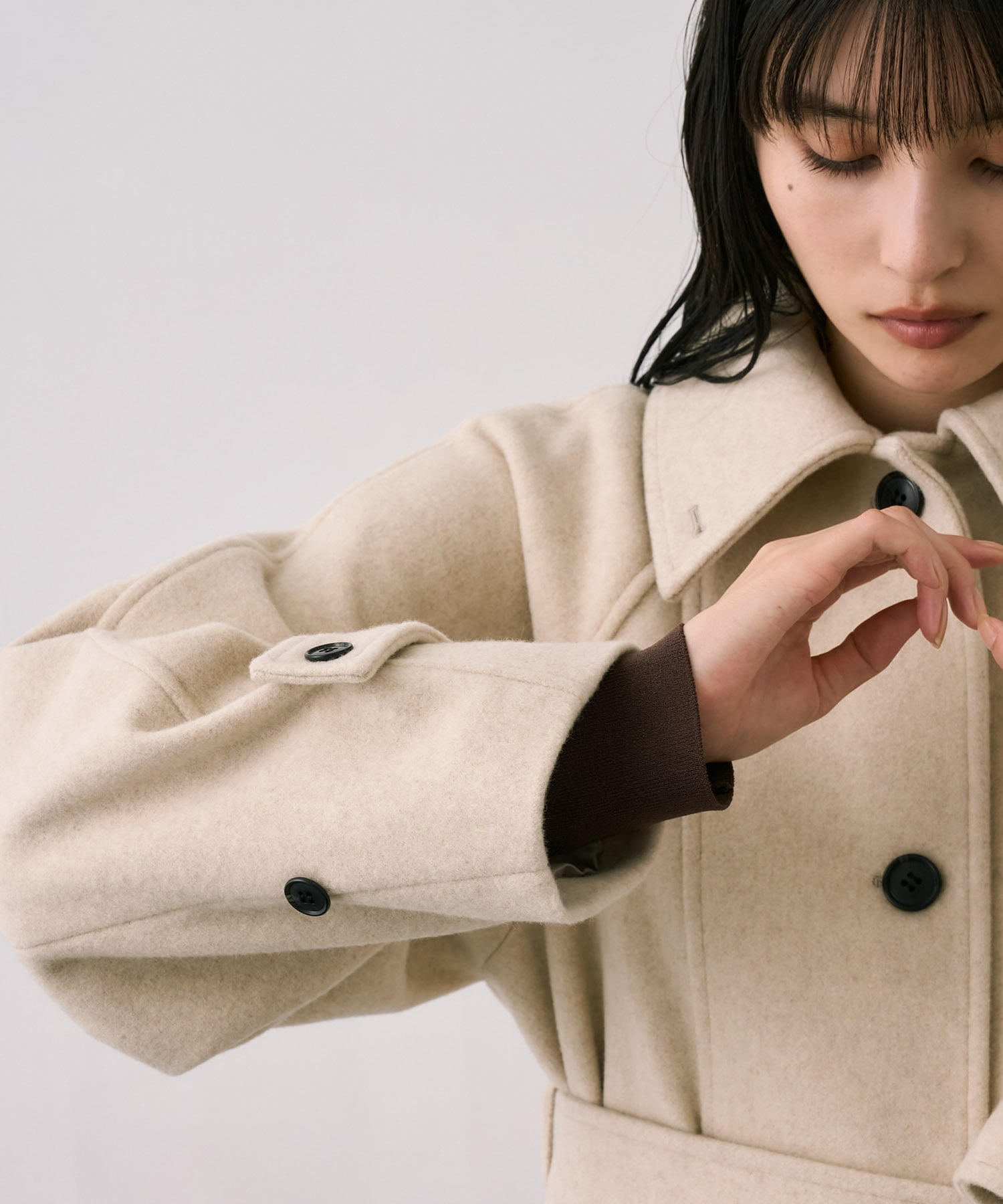 【WEB限定】2wayウールロングコート
