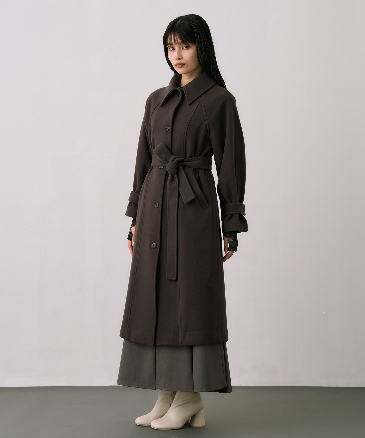 〈残りわずか〉【WEB限定】2wayウールロングコート