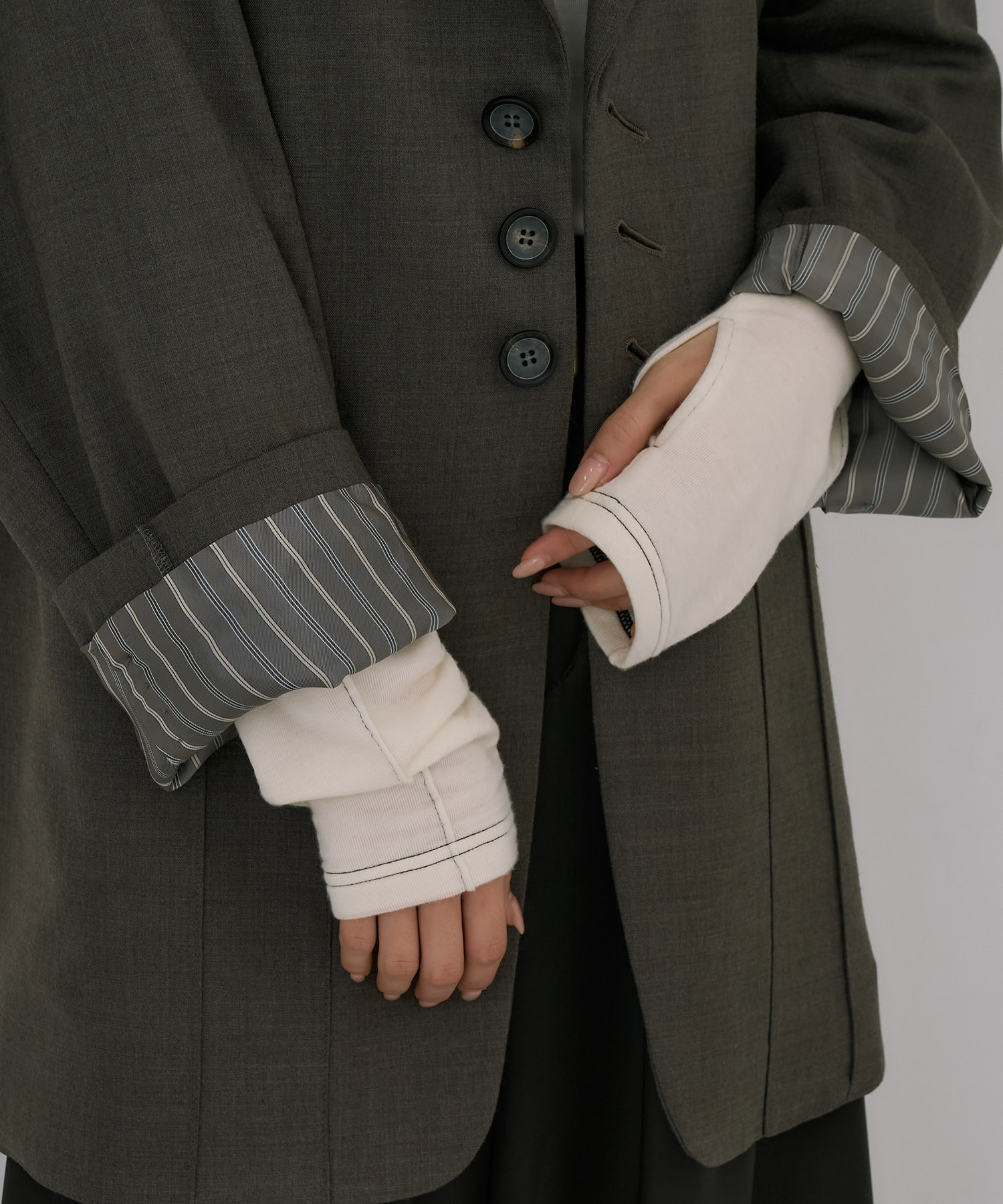 Oversized Back Zip Jacket