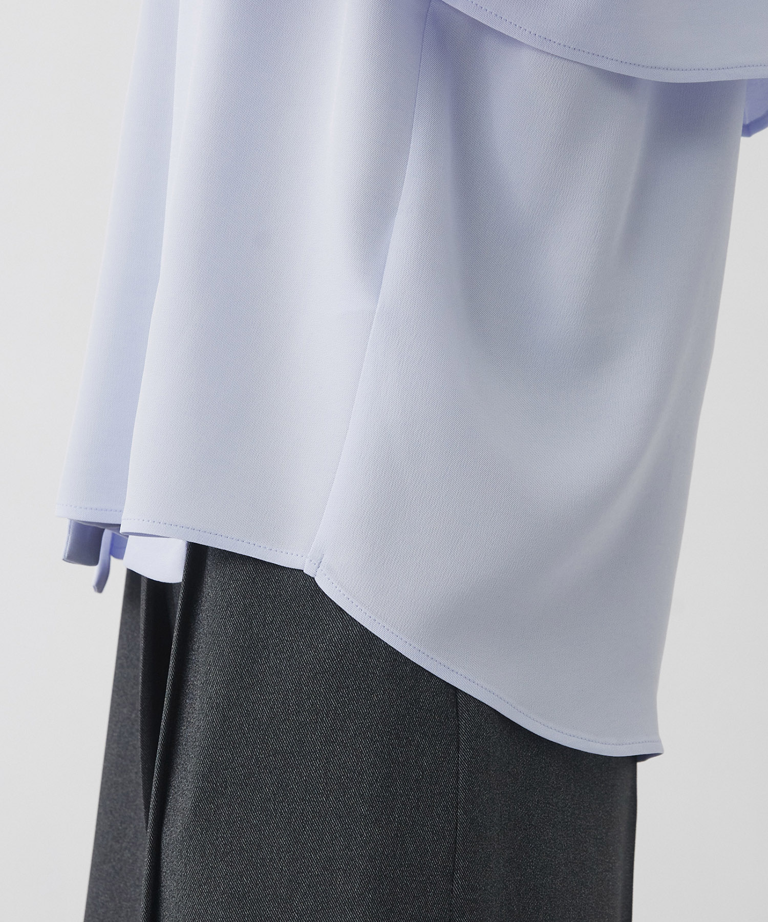 【WEB限定】レイヤードバイカラーブラウス