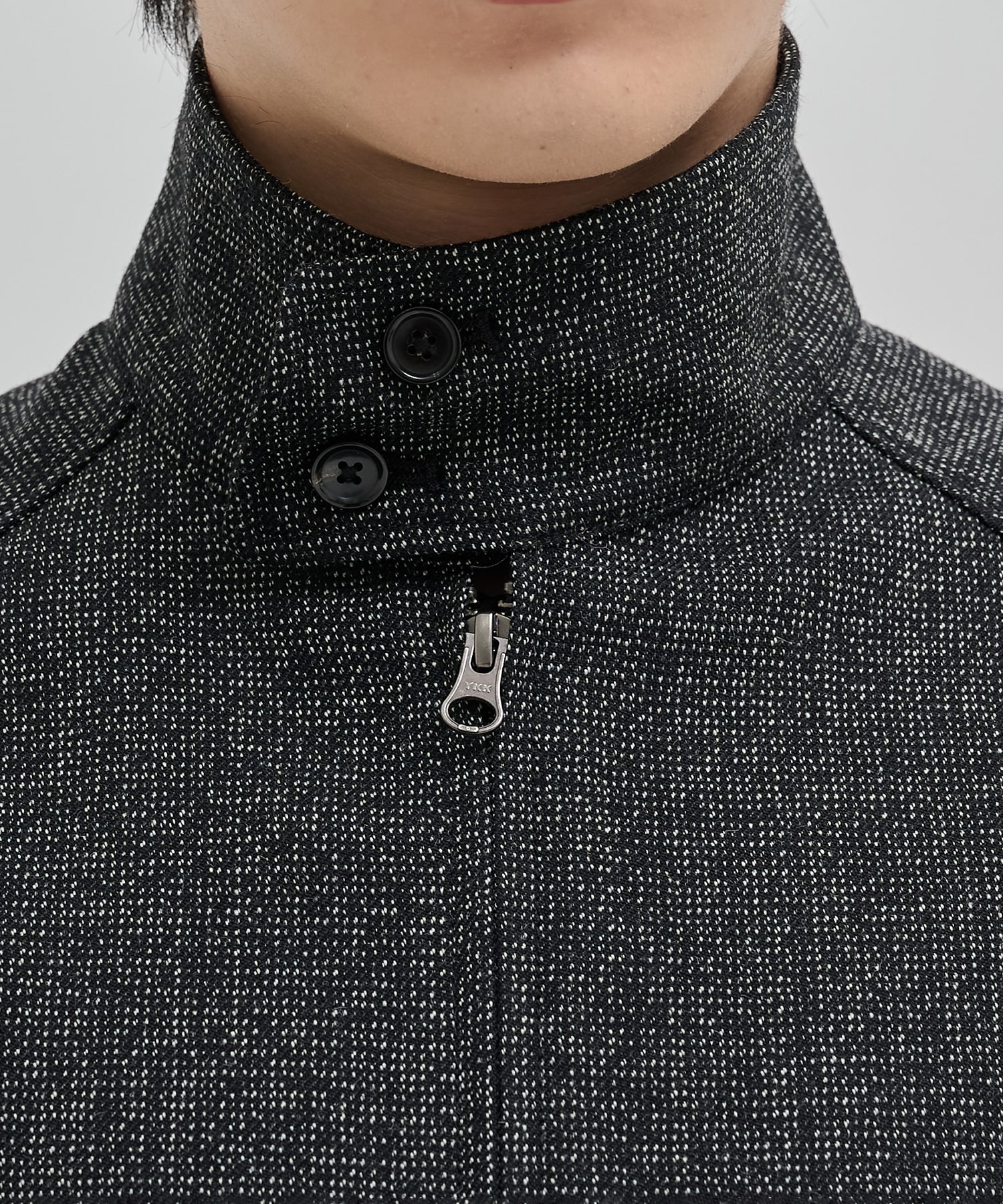 シェットランドウール ハリントンジャケット