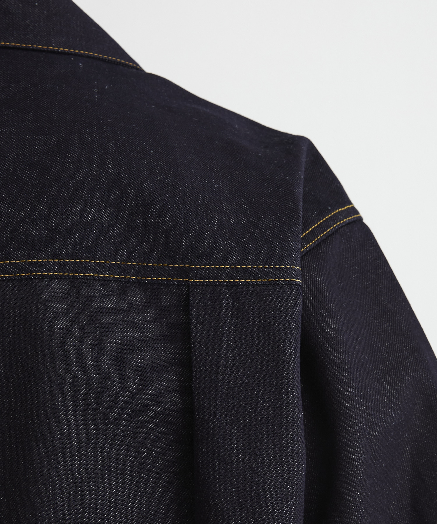 〈残りわずか｜再入荷なし〉9.5oz LINEN DENIM ワークシャツ S/S