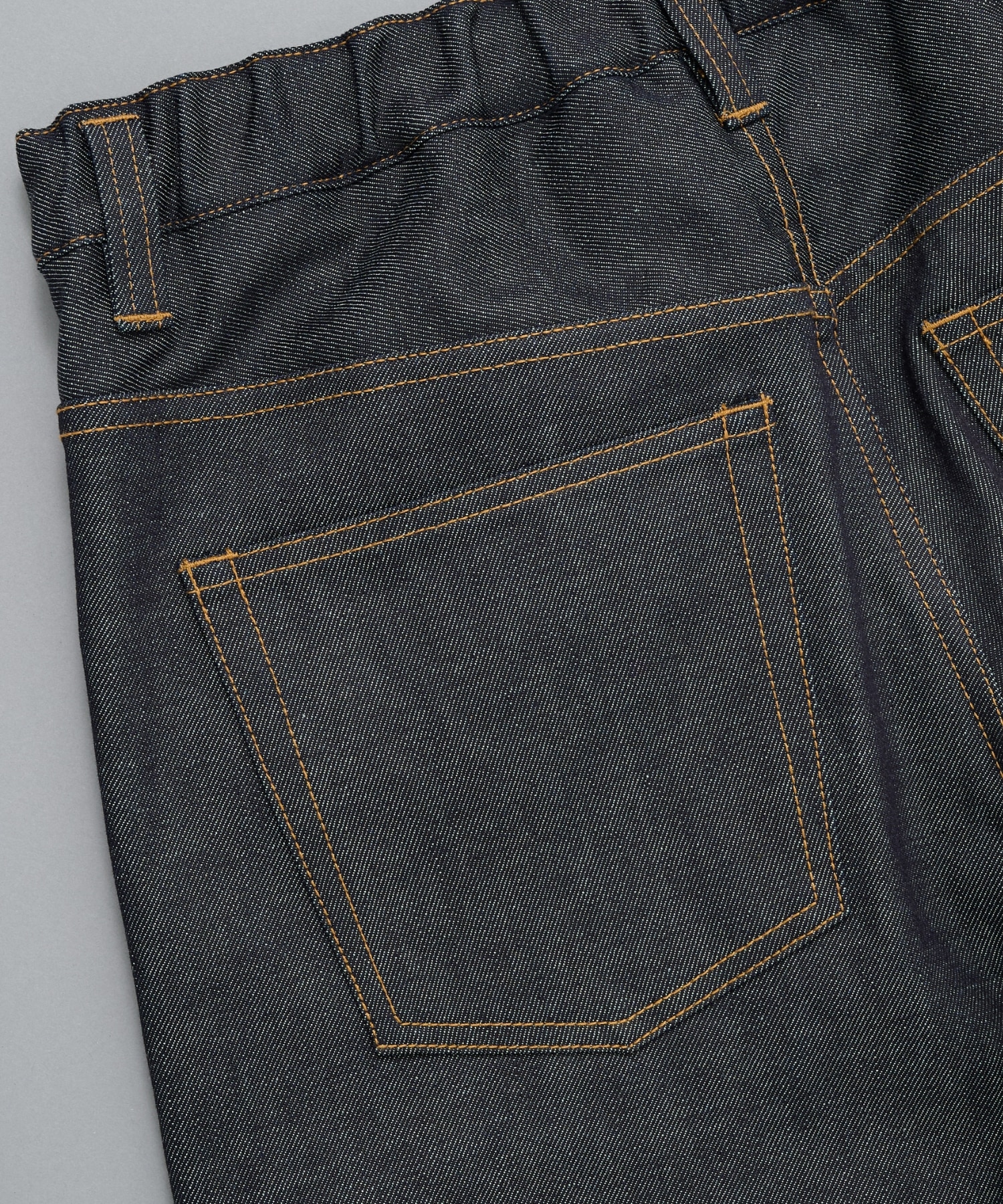 SUPIMA DENIM ワイドストレートパンツ