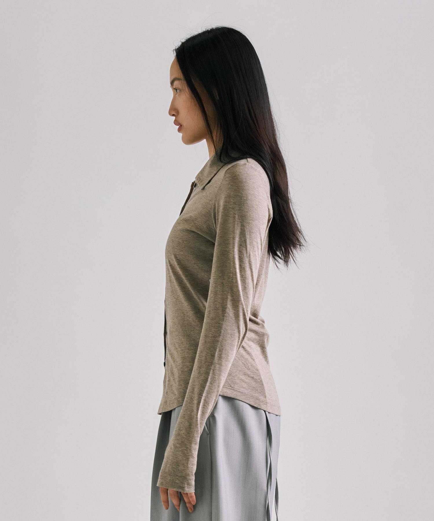 Halterneck Layered Polo