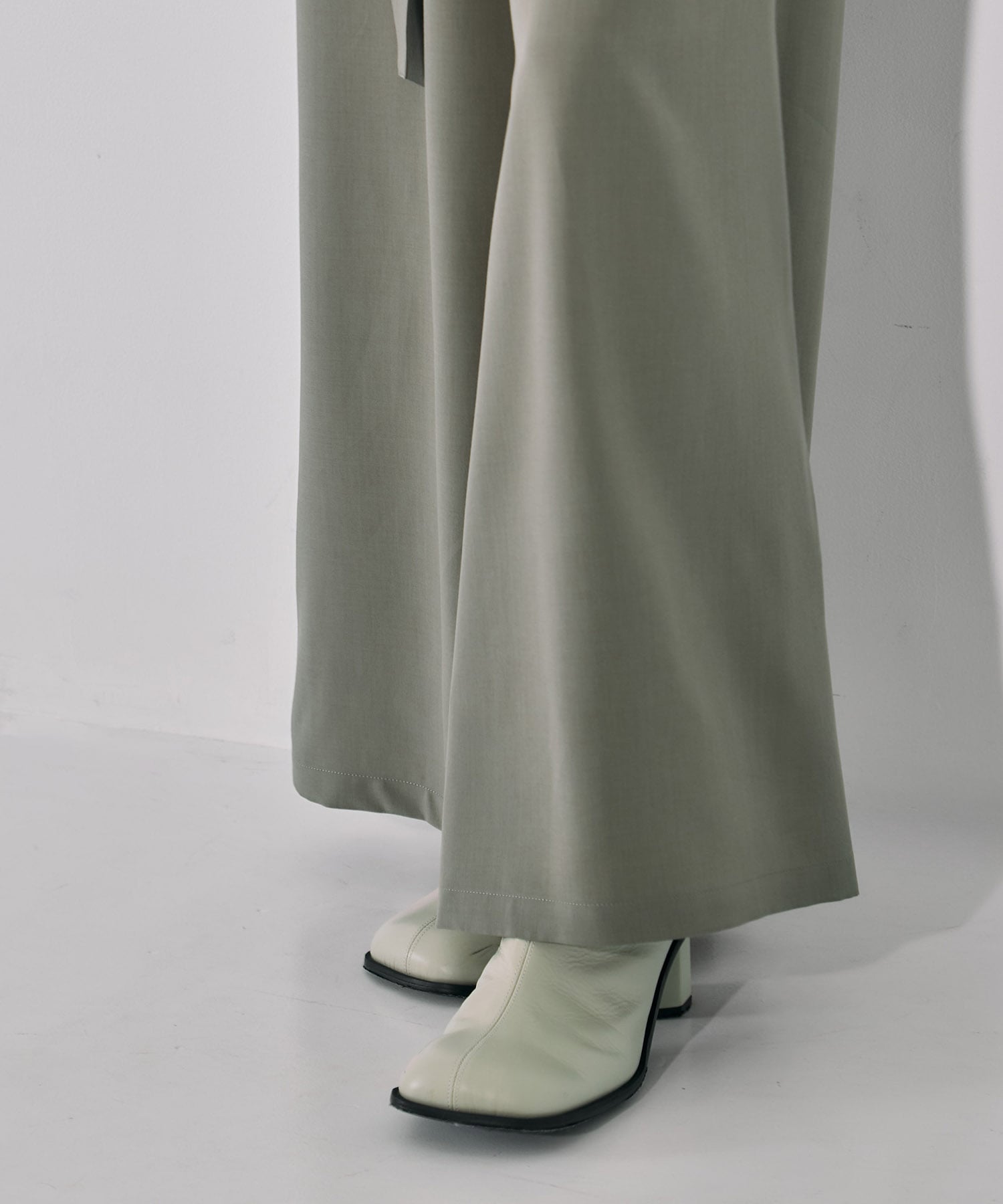 【セットアップ】ストリングクロスタックワイドパンツ