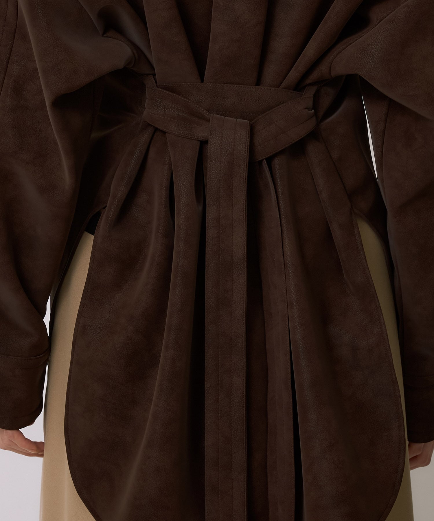 Oversized Suede Shirt