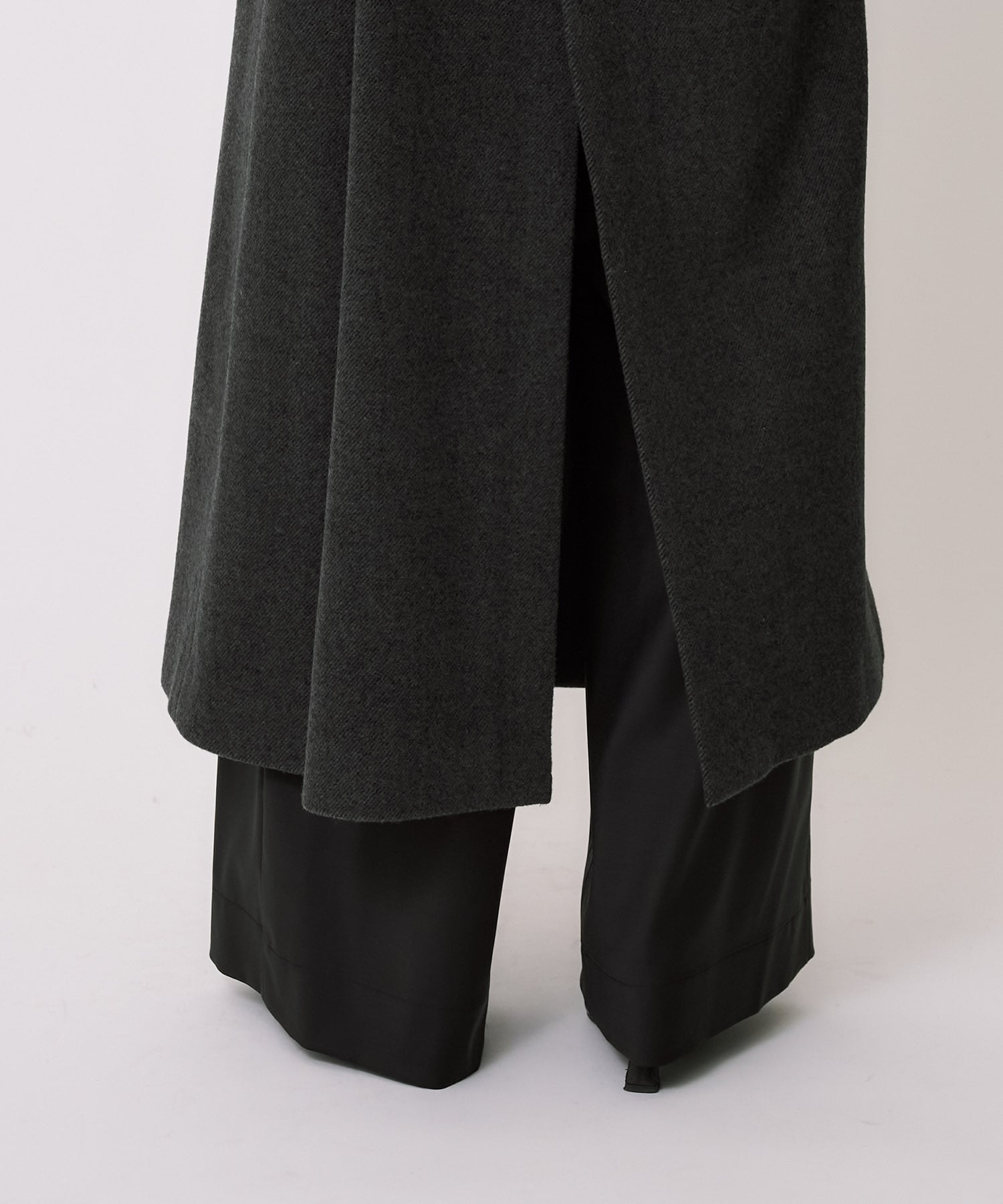 【WEB先行発売】スタンドカラーロングコート