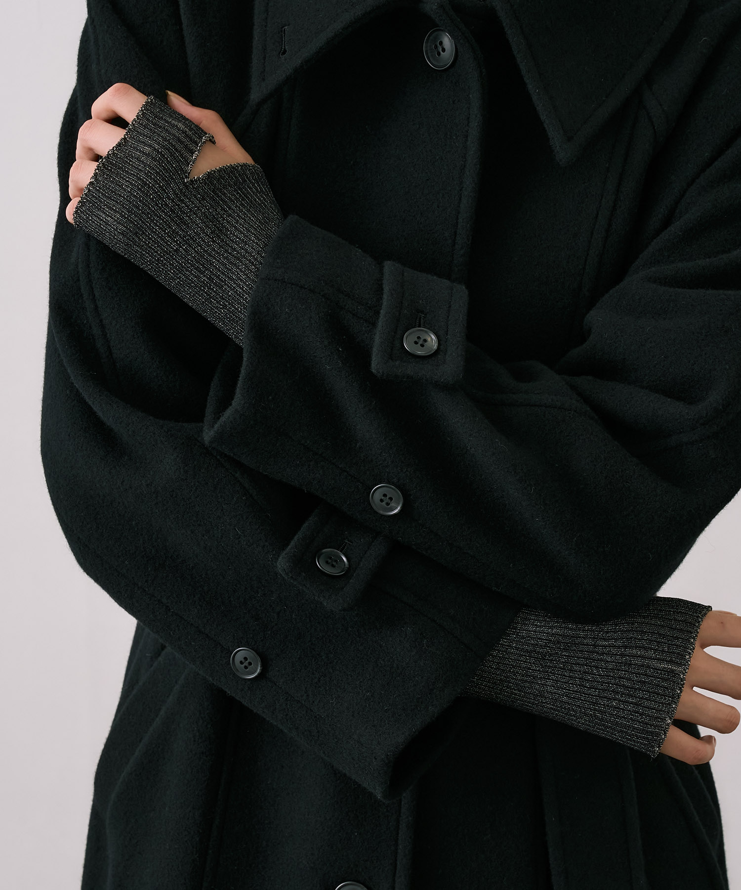 〈最終入荷〉【WEB限定】2wayウールロングコート