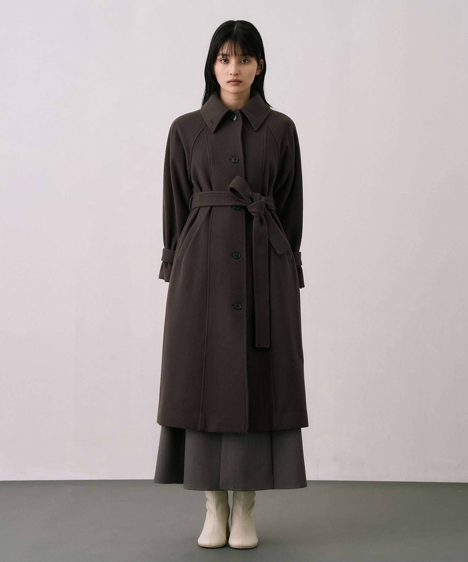 〈残りわずか〉【WEB限定】2wayウールロングコート