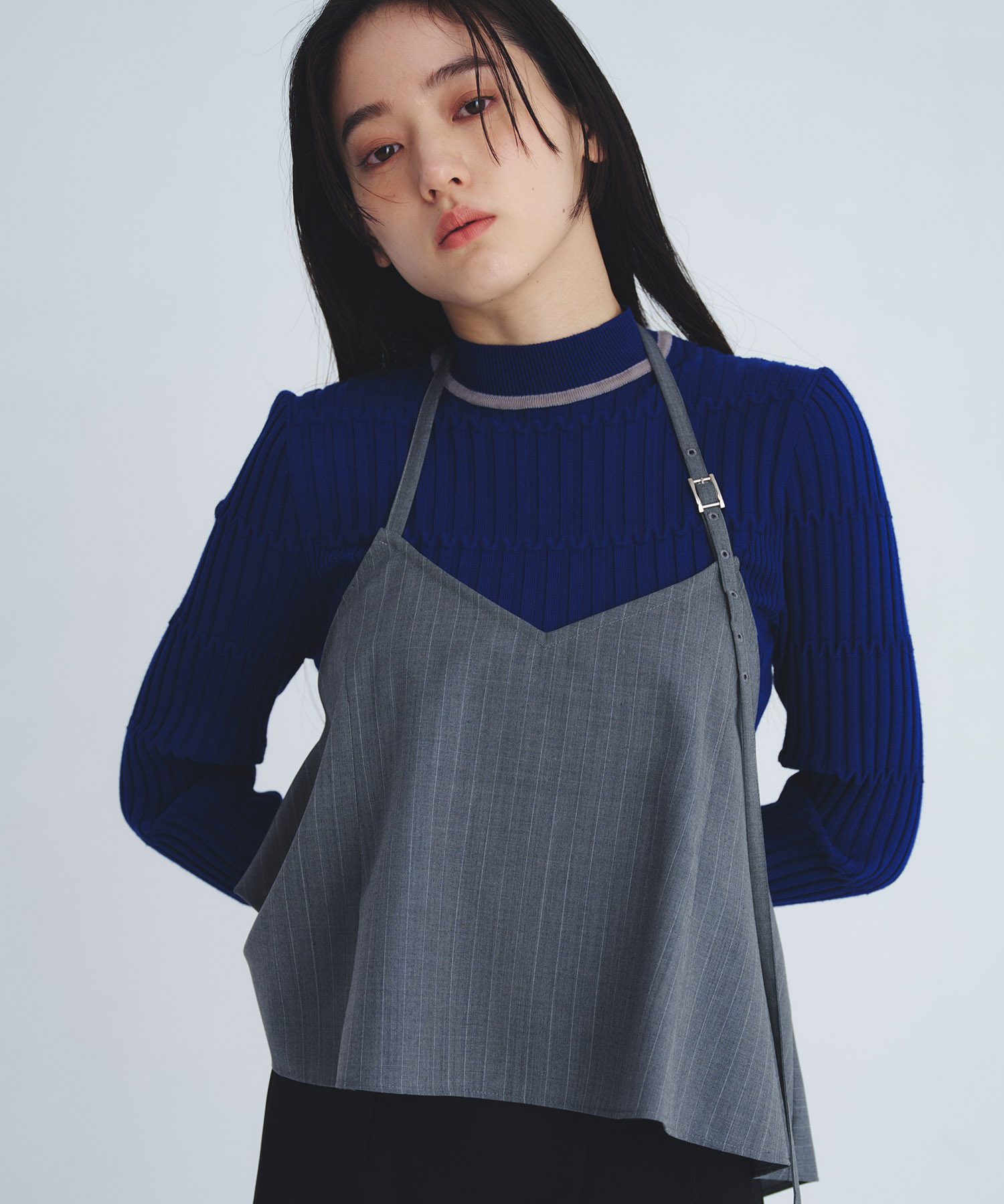 レイヤードテーラーカラーシャツ