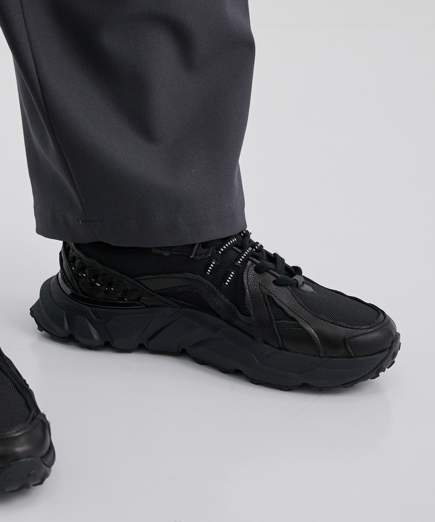 LEATHER MESH Vibram SHOES