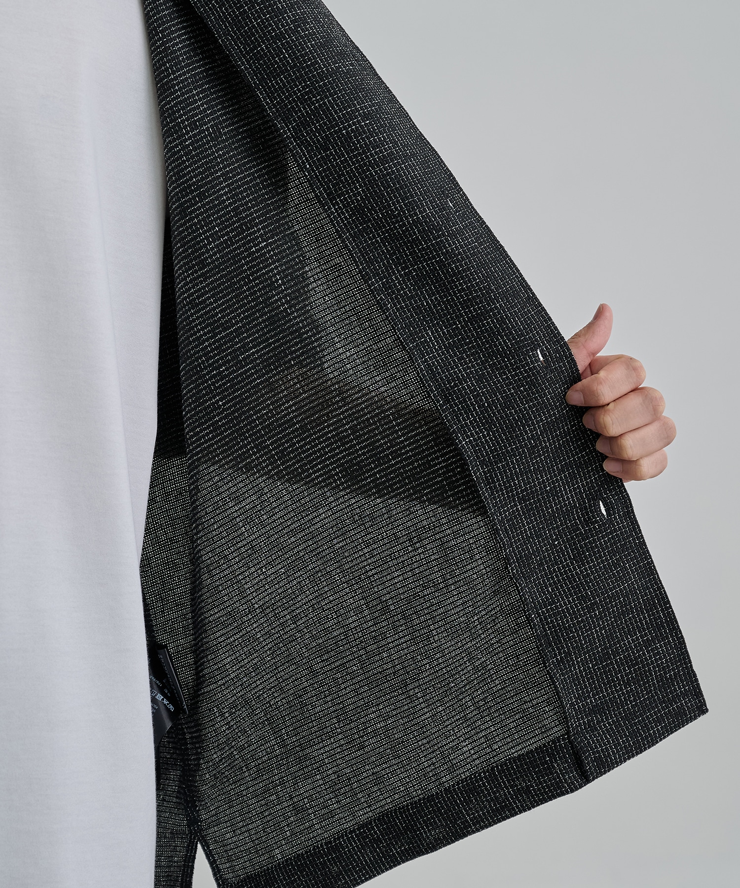 〈新発売〉SUMMER TWEED オープンカラーシャツ