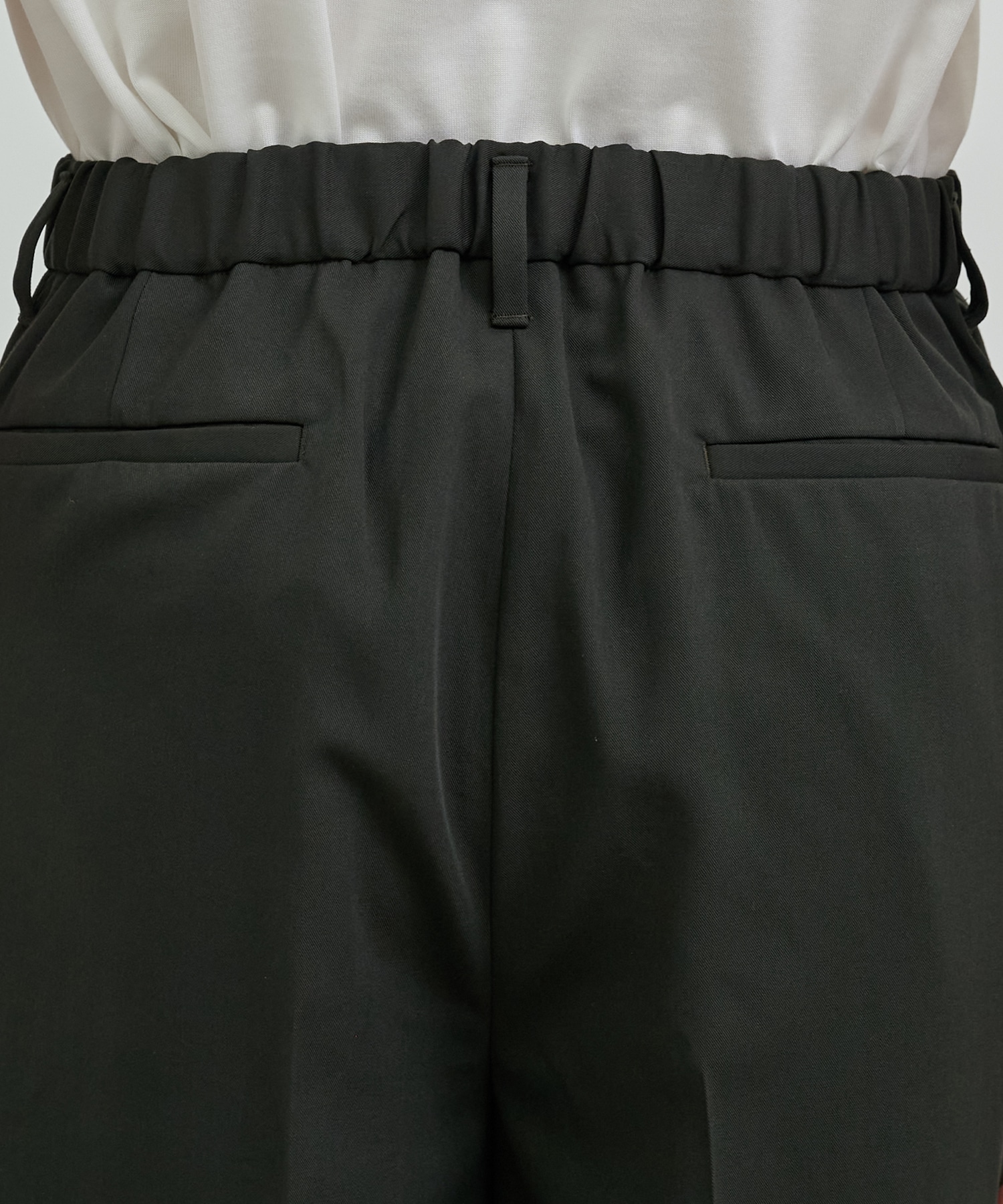 TECHNO WOOL 2タックイージーパンツ