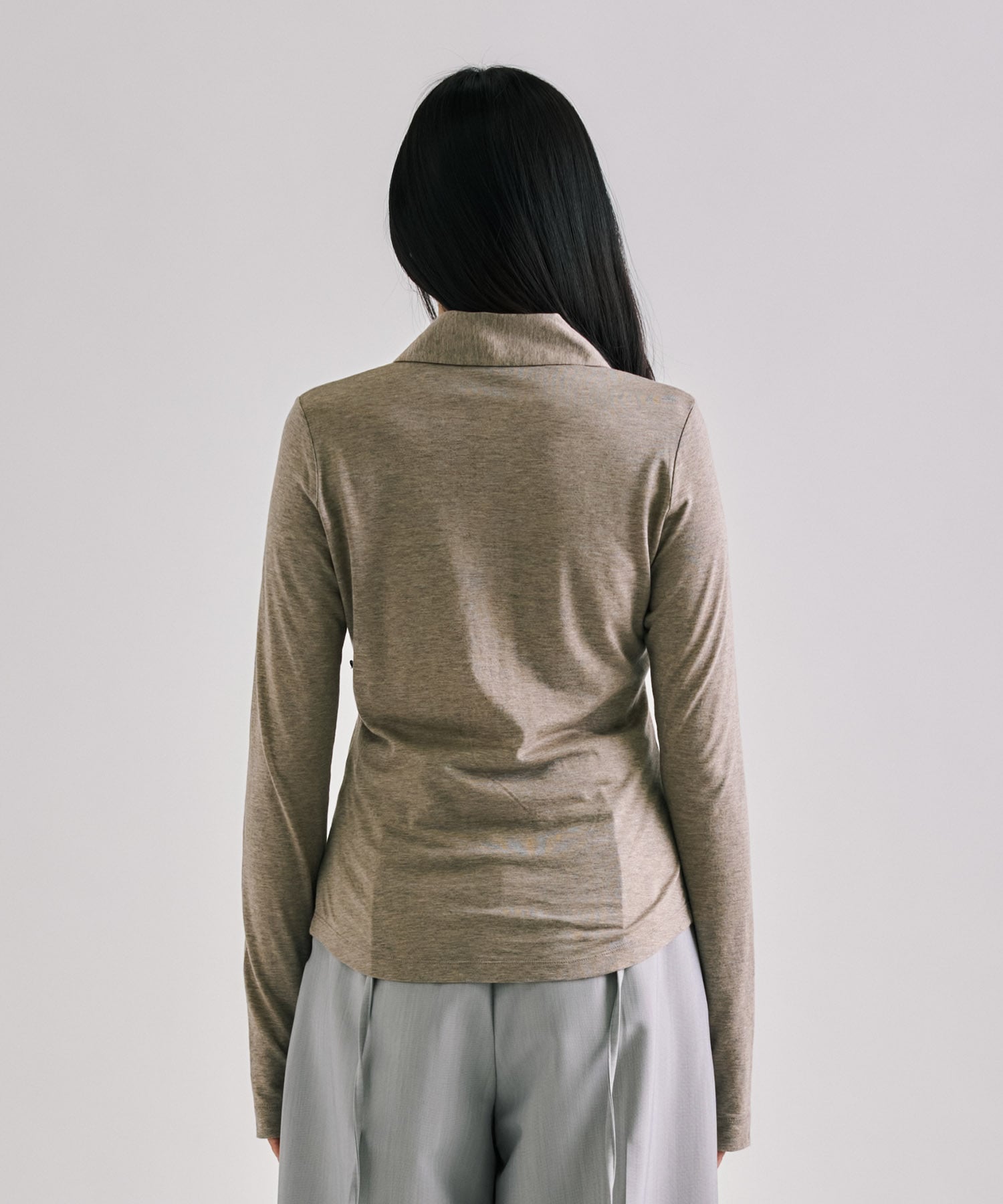 Halterneck Layered Polo