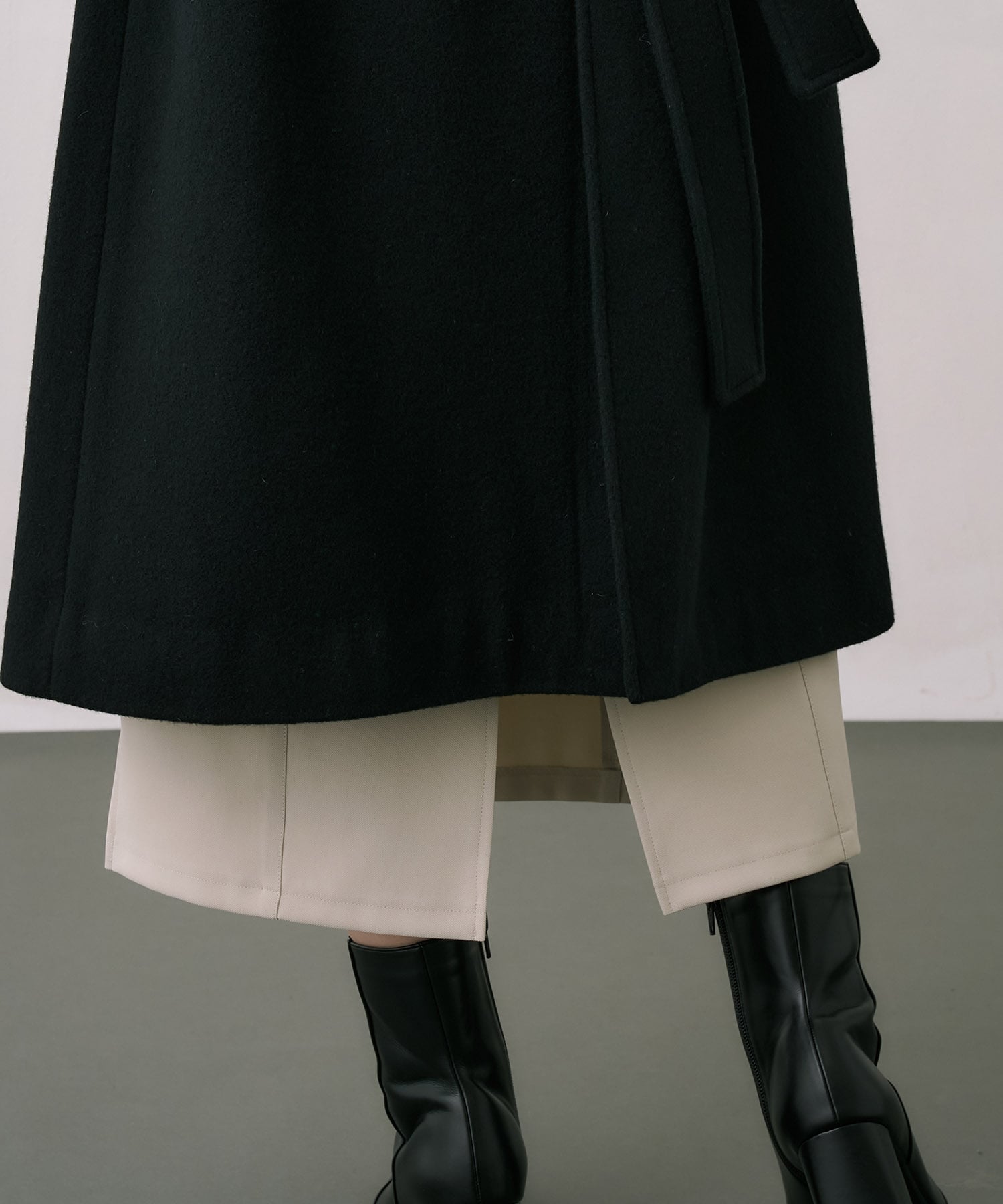 〈最終入荷〉【WEB限定】2wayウールロングコート