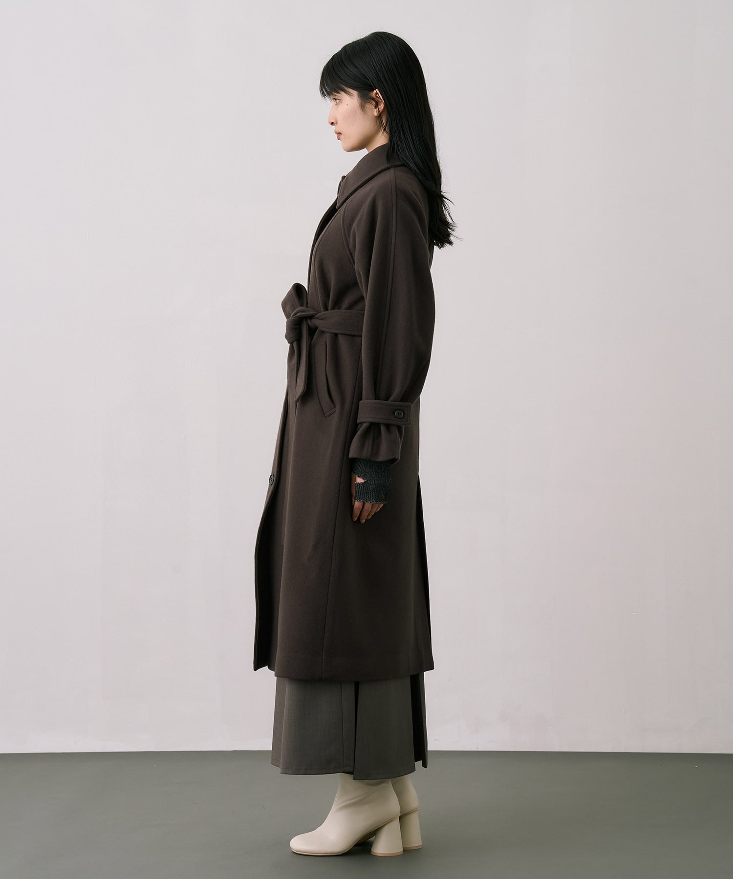 〈残りわずか〉【WEB限定】2wayウールロングコート