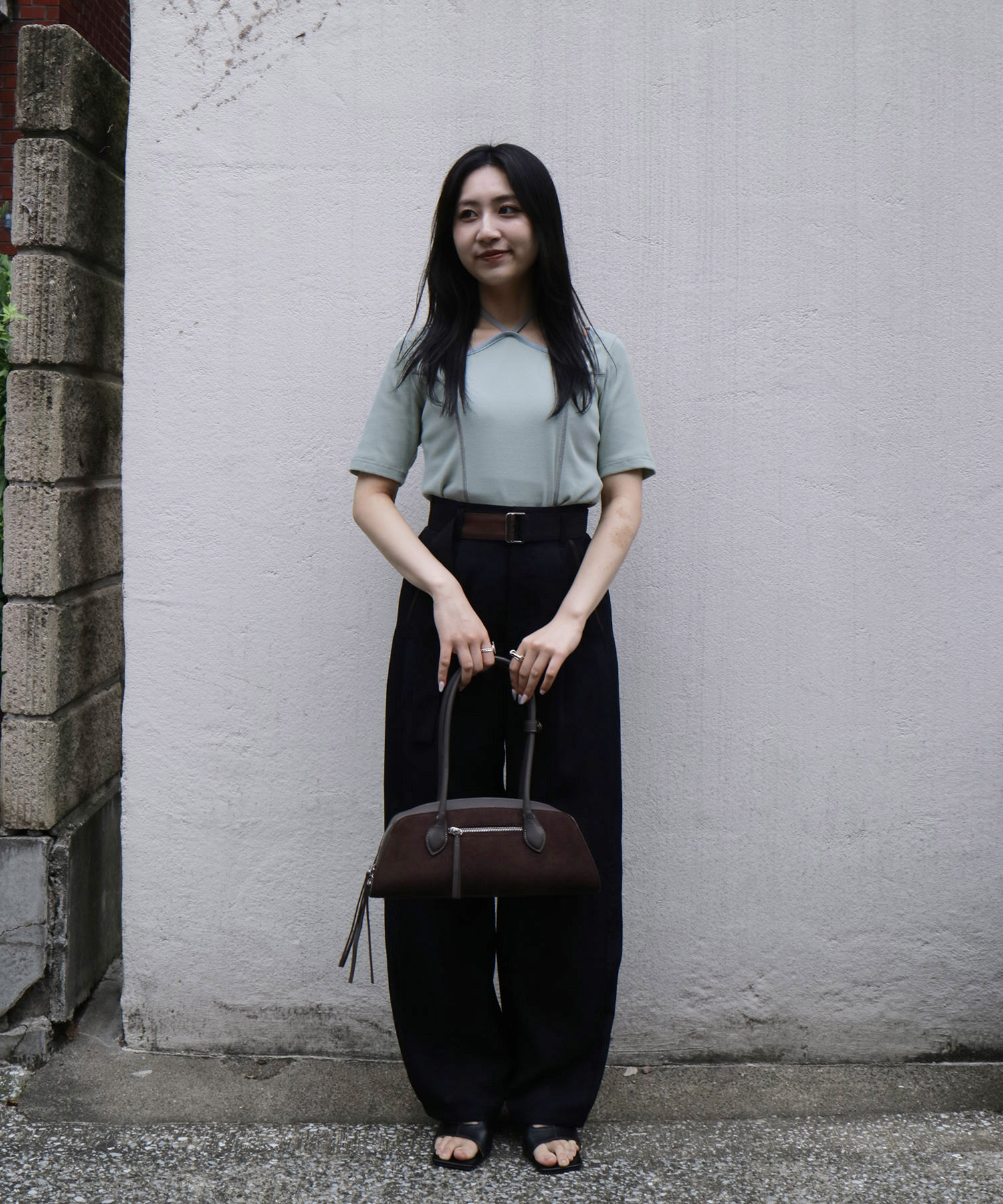 〈再入荷〉サイドタックメッシュバレルパンツ