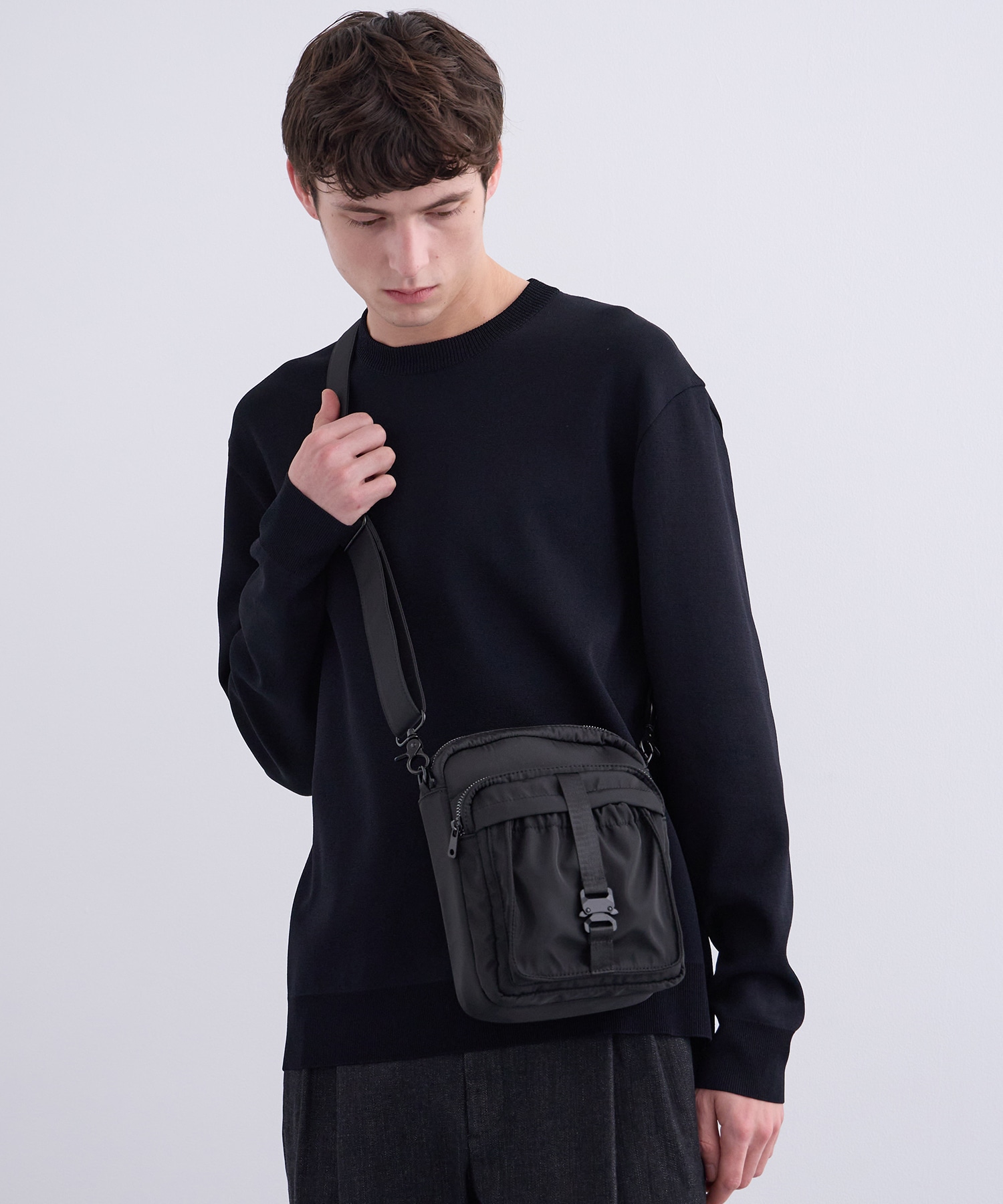 NYLON SHOULDER MINI BAG