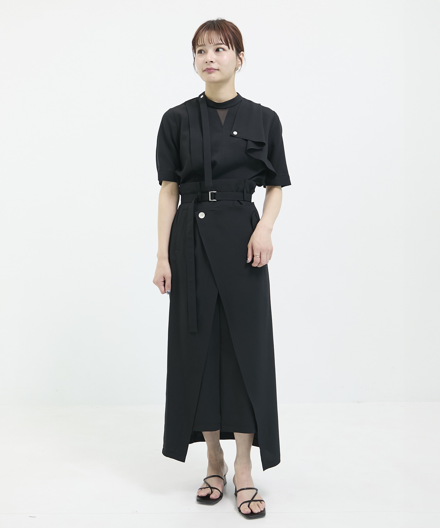 ACETATEラップスカート