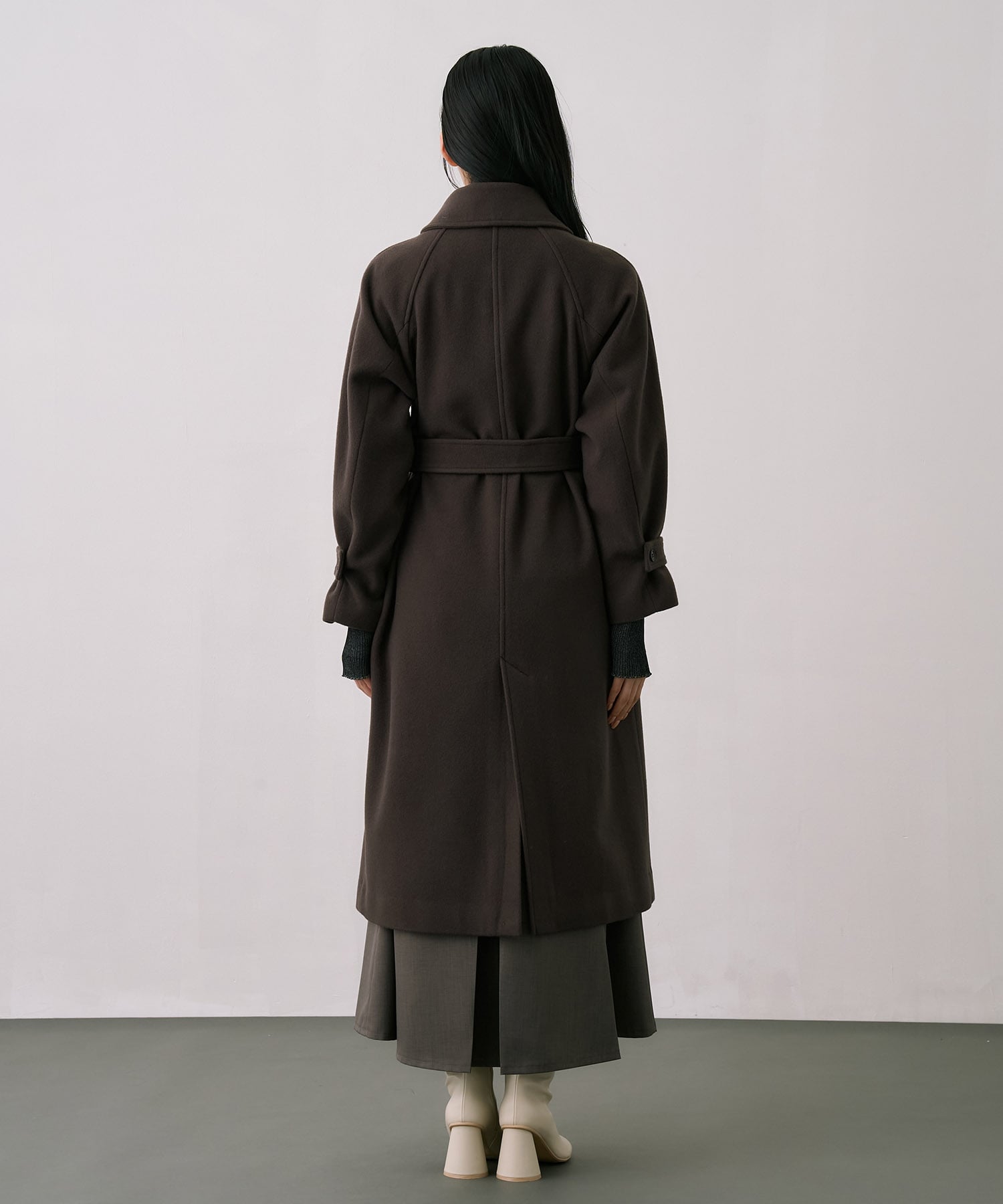 〈残りわずか〉【WEB限定】2wayウールロングコート