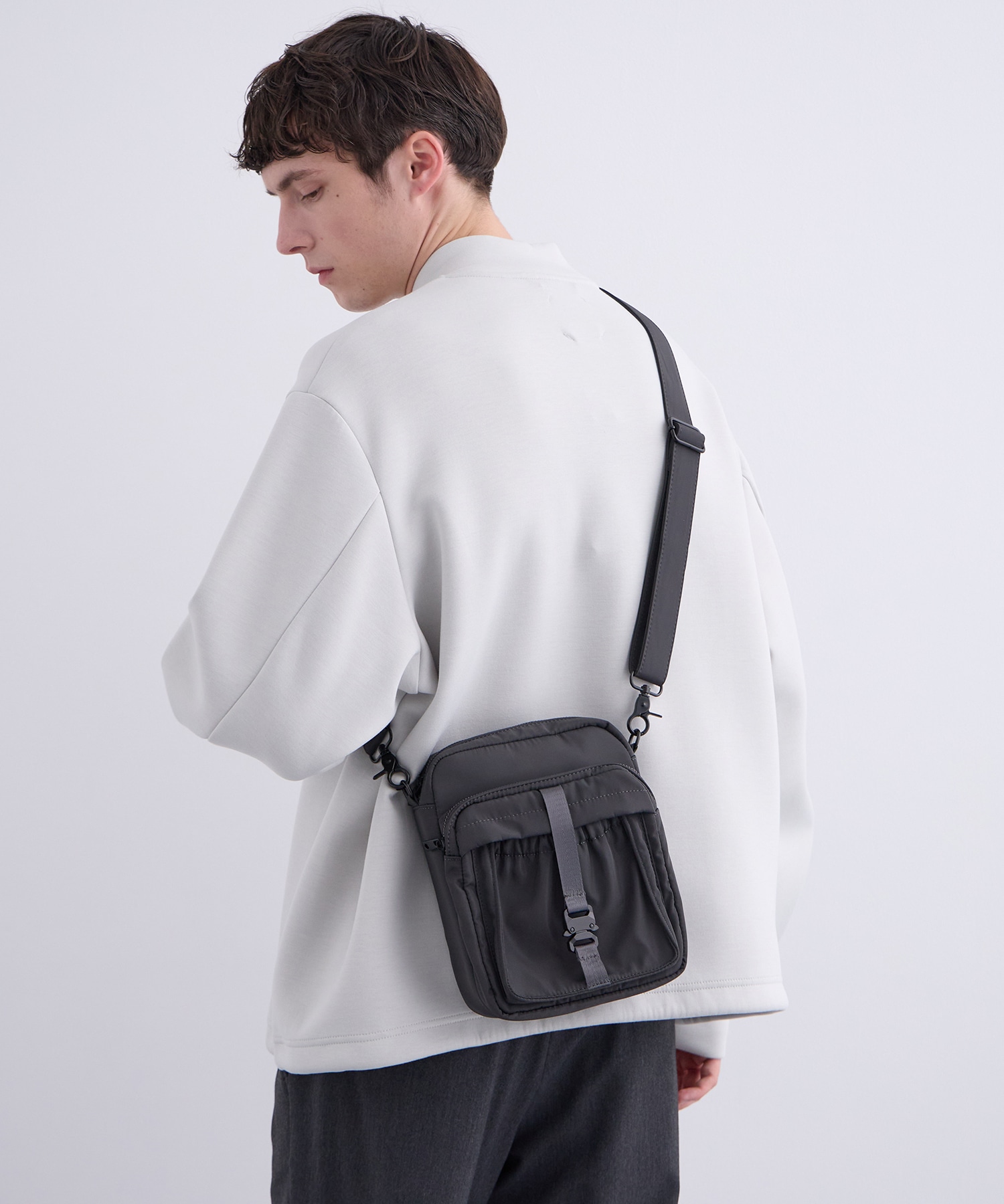 NYLON SHOULDER MINI BAG