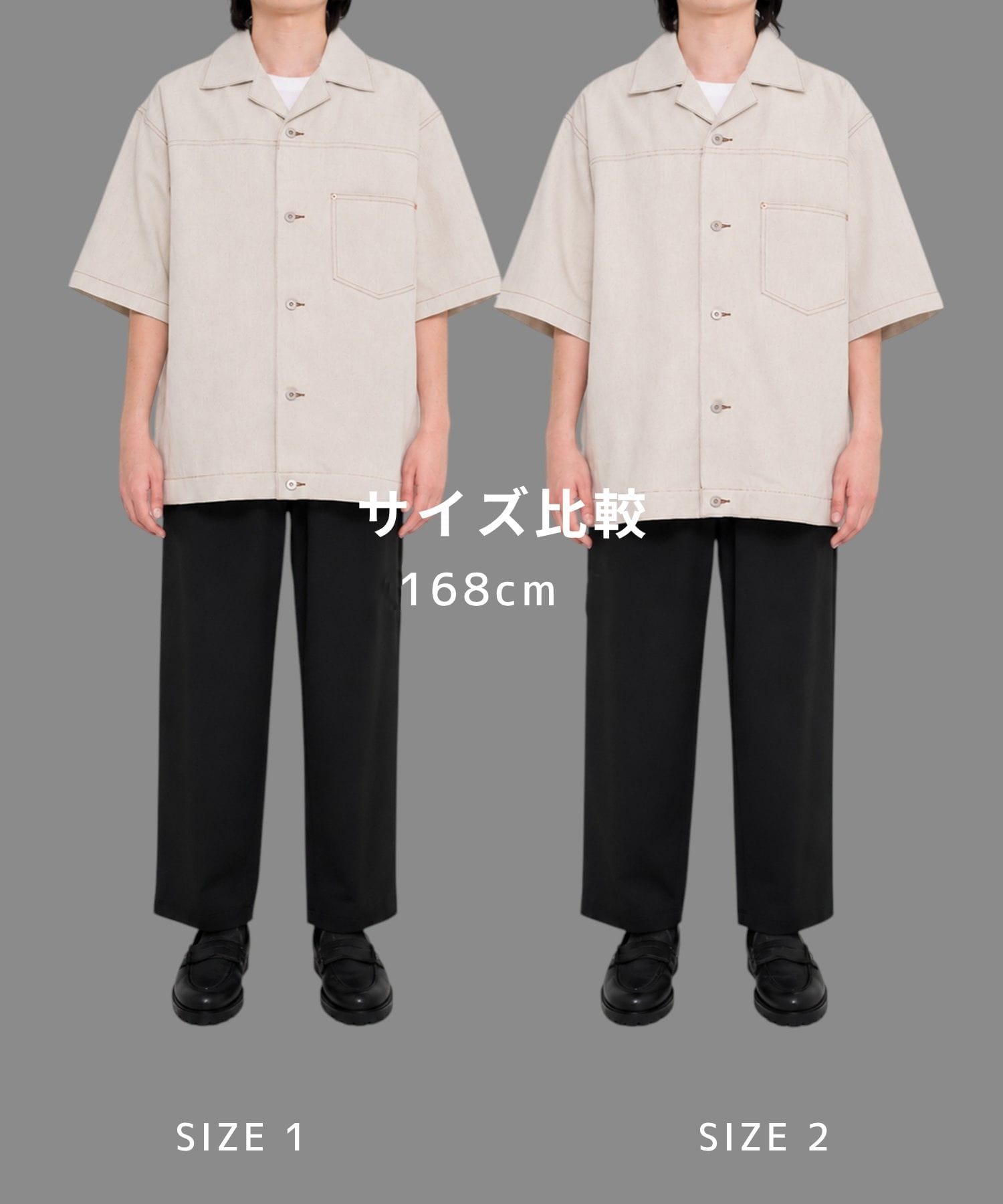 〈残りわずか|再入荷なし〉9.5oz LINEN DENIM ワークシャツ S/S