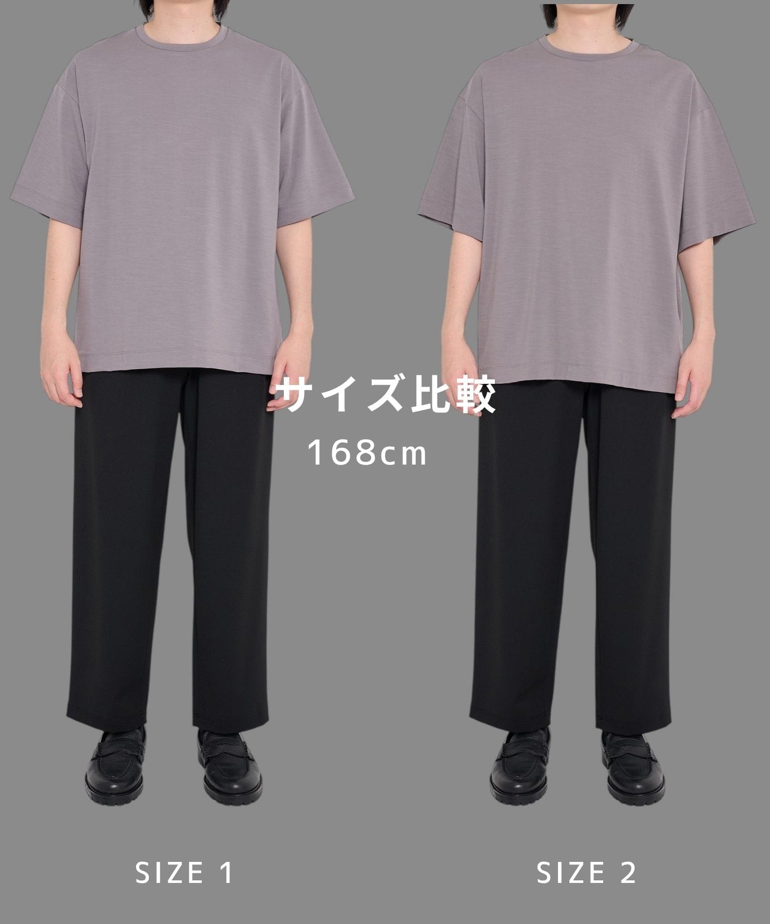 Super 140's ウールテクノラマ リラックスTシャツ