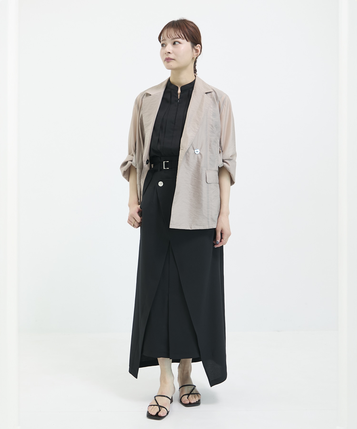 ACETATEラップスカート