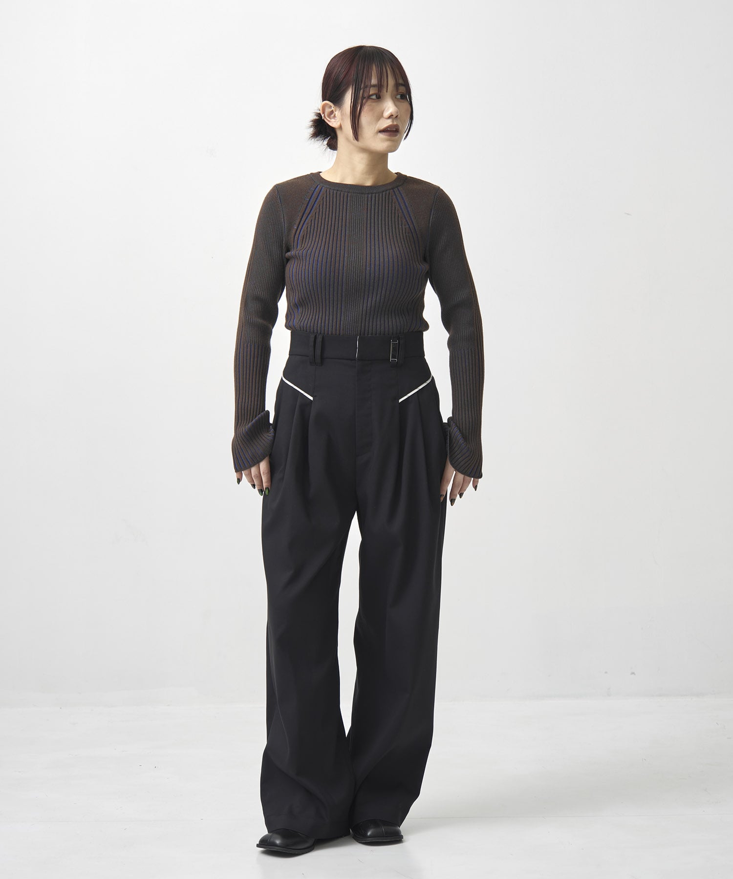 プレートループパンツ