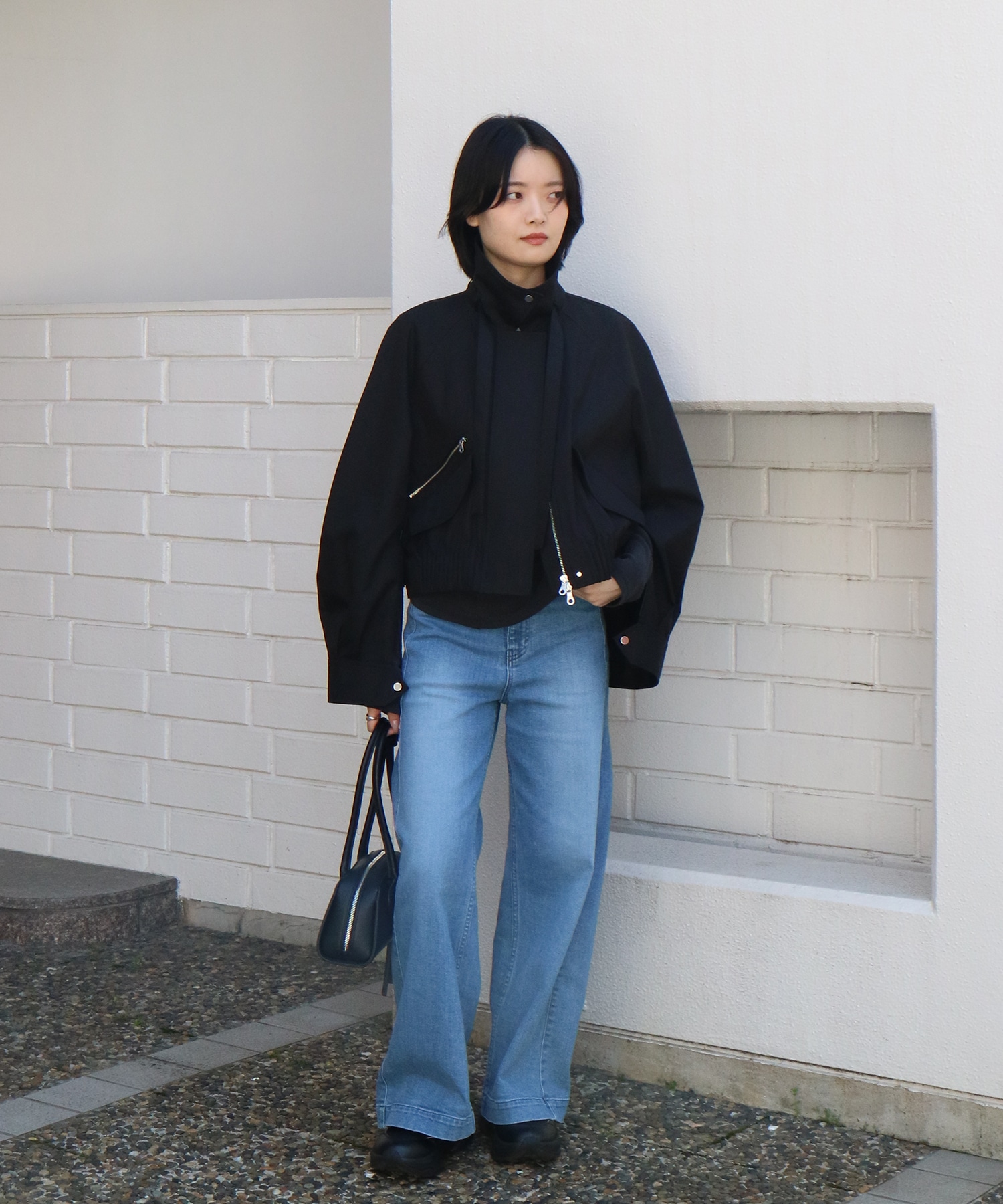 ゴムタックギャザーブルゾン