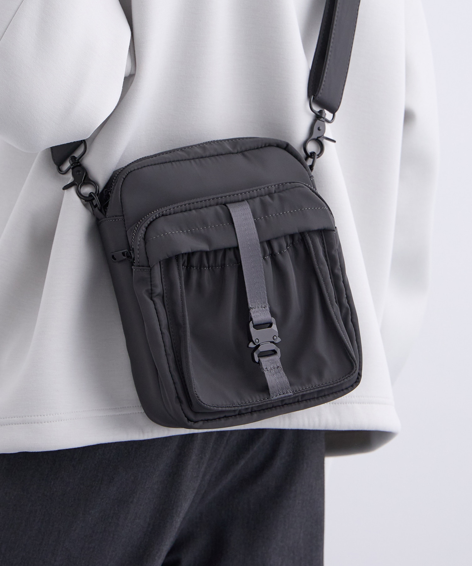 NYLON SHOULDER MINI BAG