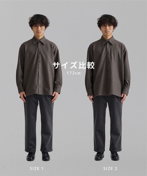 〈WEB限定〉＋3.6℃ダウンファブリックL/Sシャツ