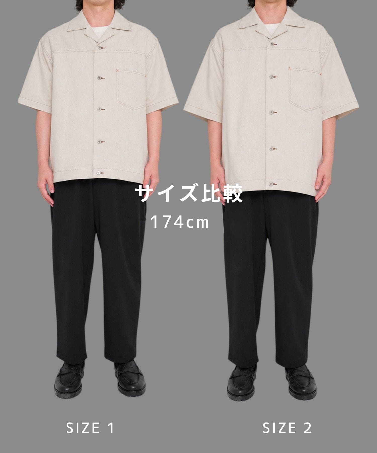 〈残りわずか|再入荷なし〉9.5oz LINEN DENIM ワークシャツ S/S