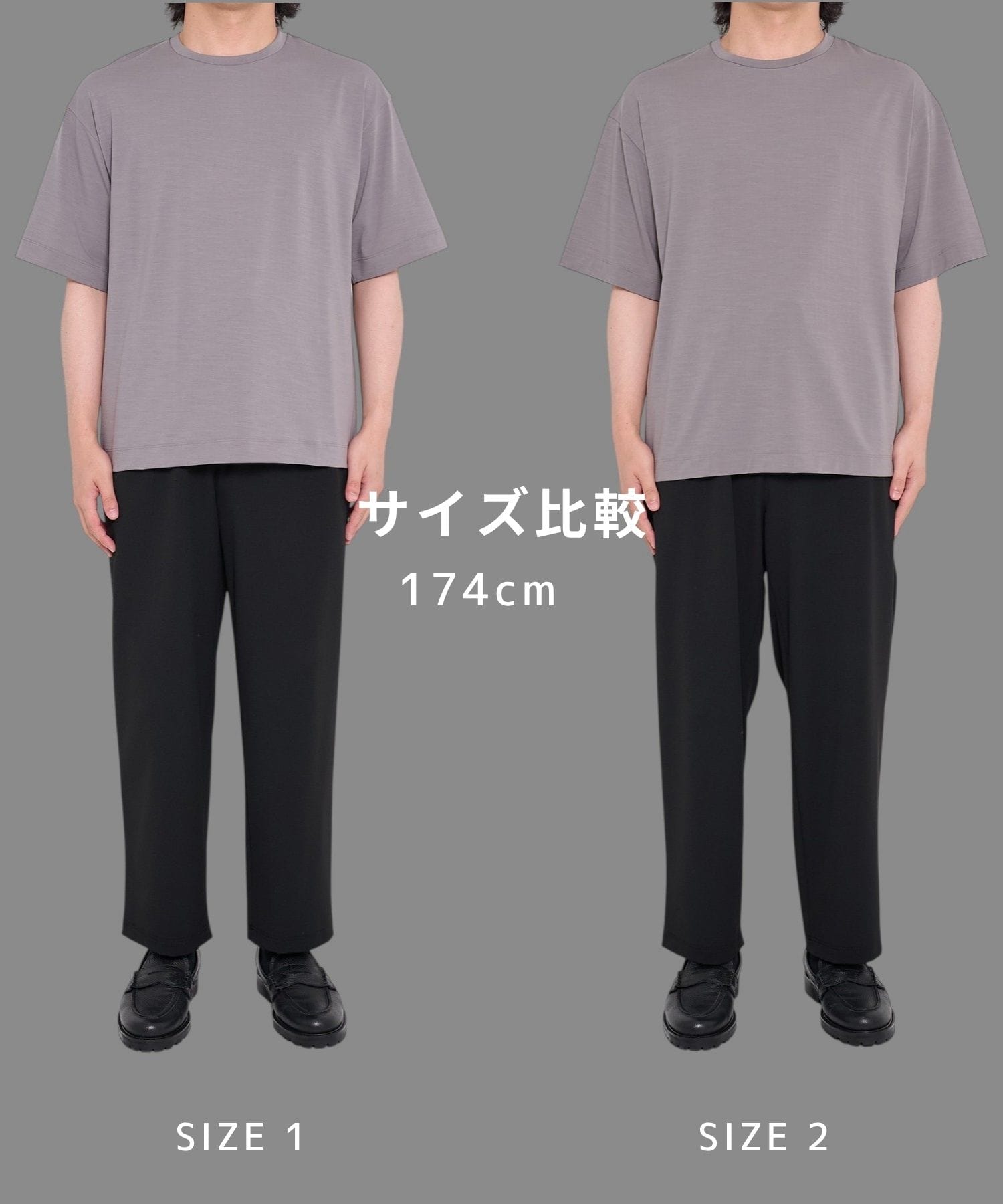 Super 140's ウールテクノラマ リラックスTシャツ