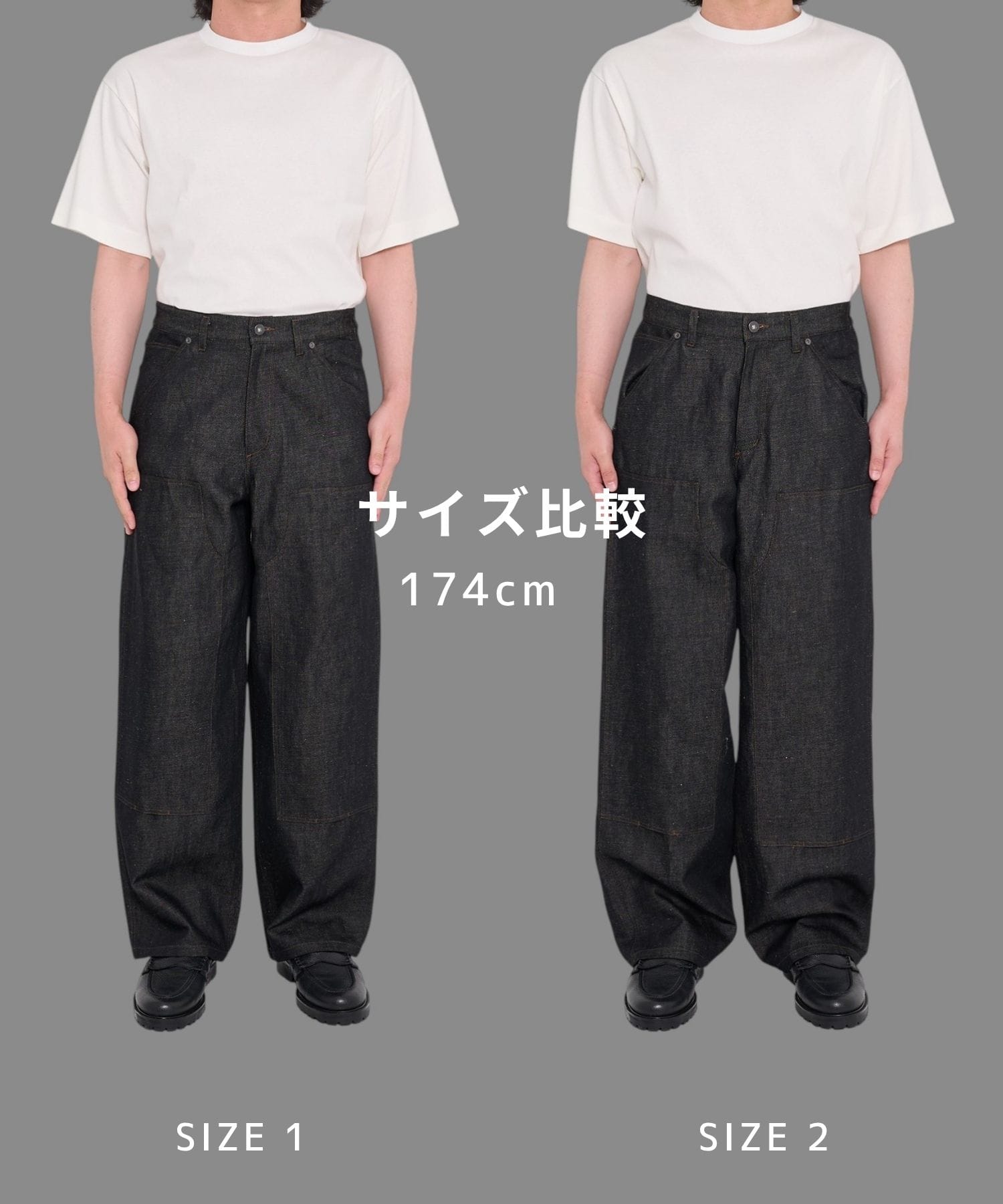 9.5oz LINEN DENIM ペインターパンツ