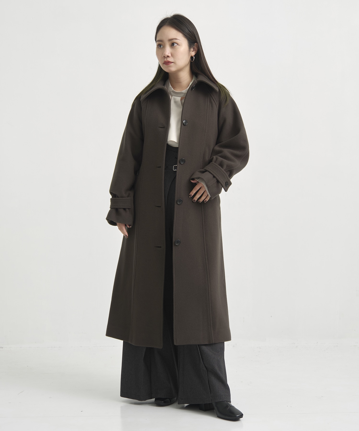 【WEB限定】2wayウールロングコート