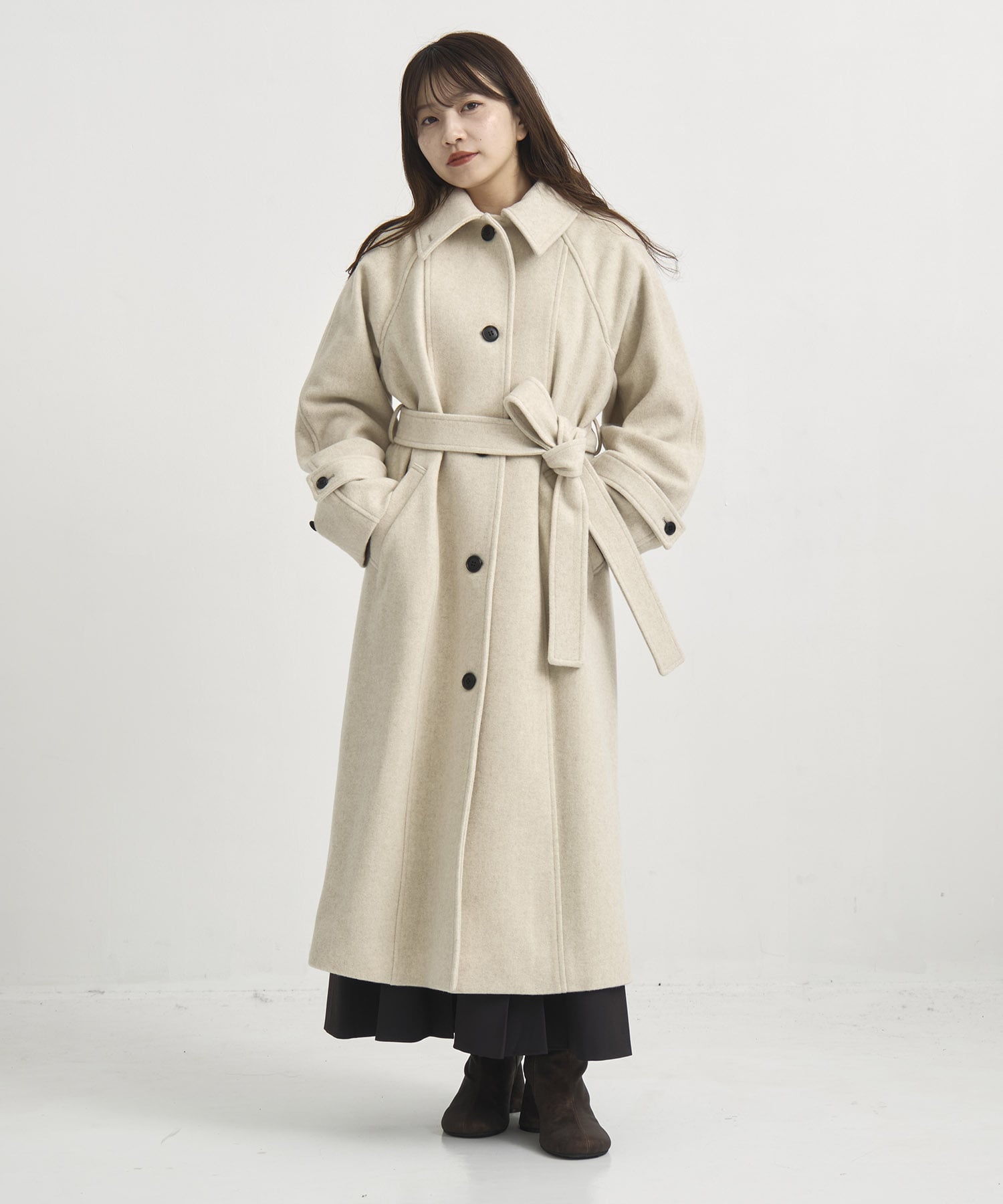 【WEB限定】2wayウールロングコート