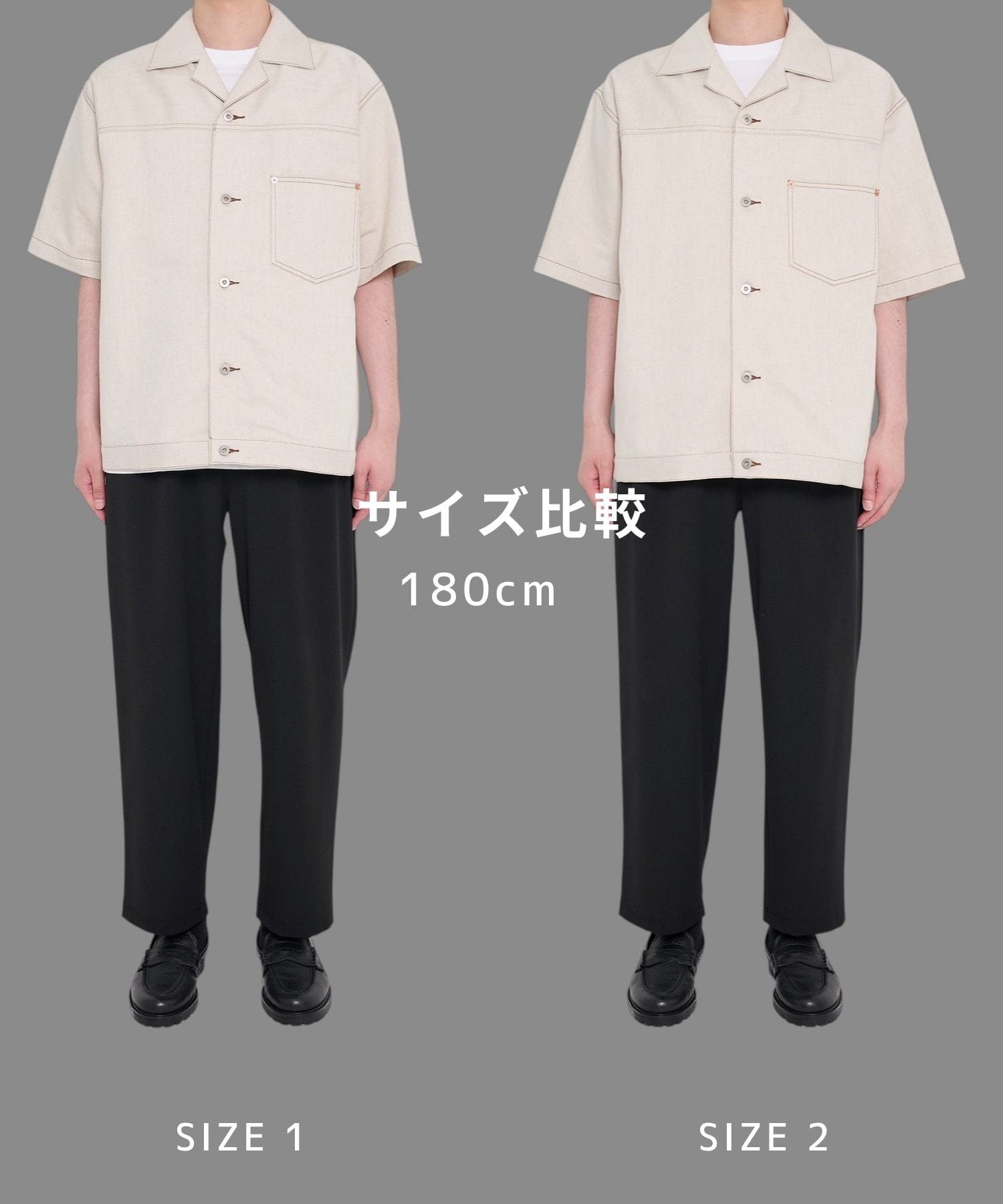 〈残りわずか｜再入荷なし〉9.5oz LINEN DENIM ワークシャツ S/S